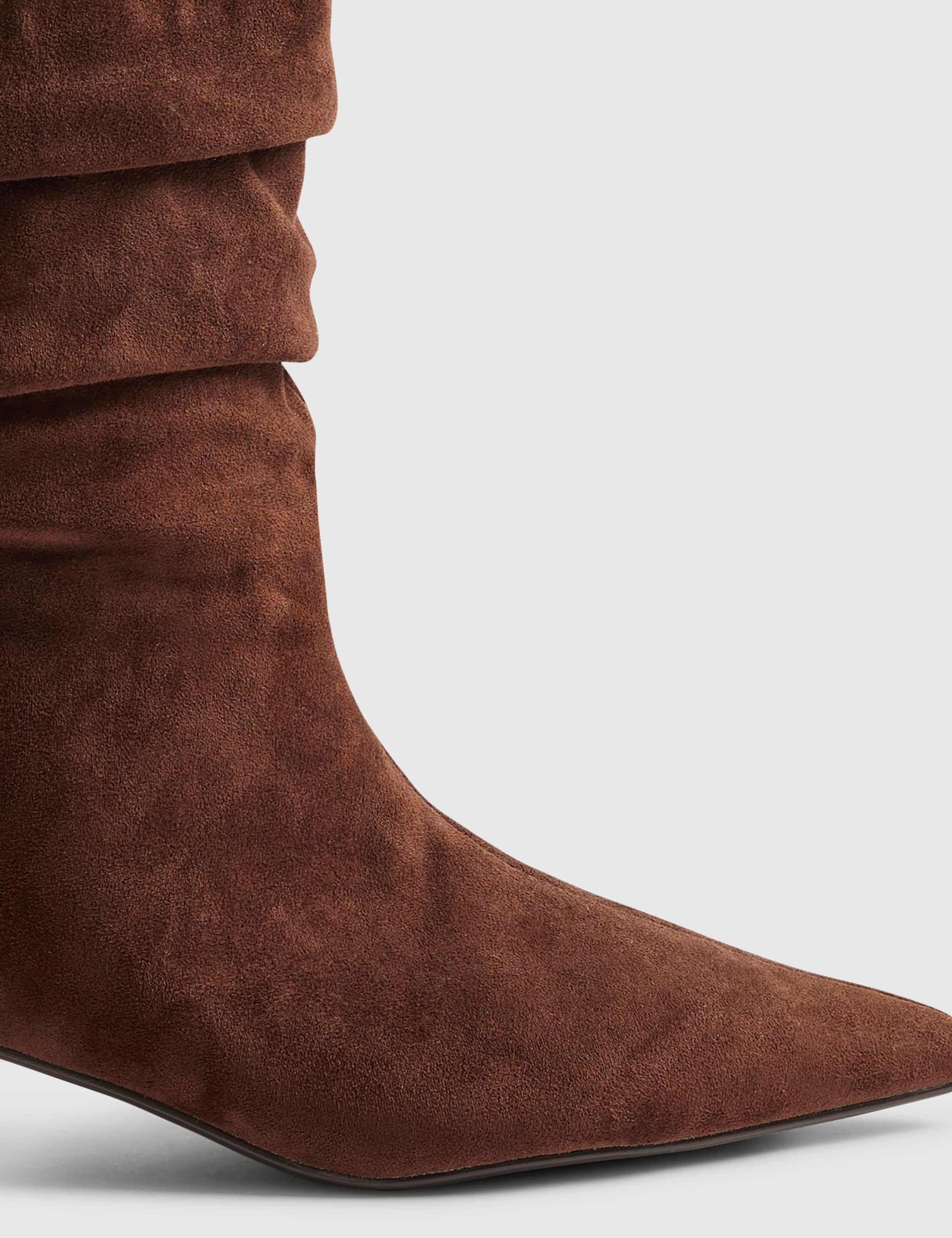 Kitten Heel Pointed Ankle Boots 2 of 5