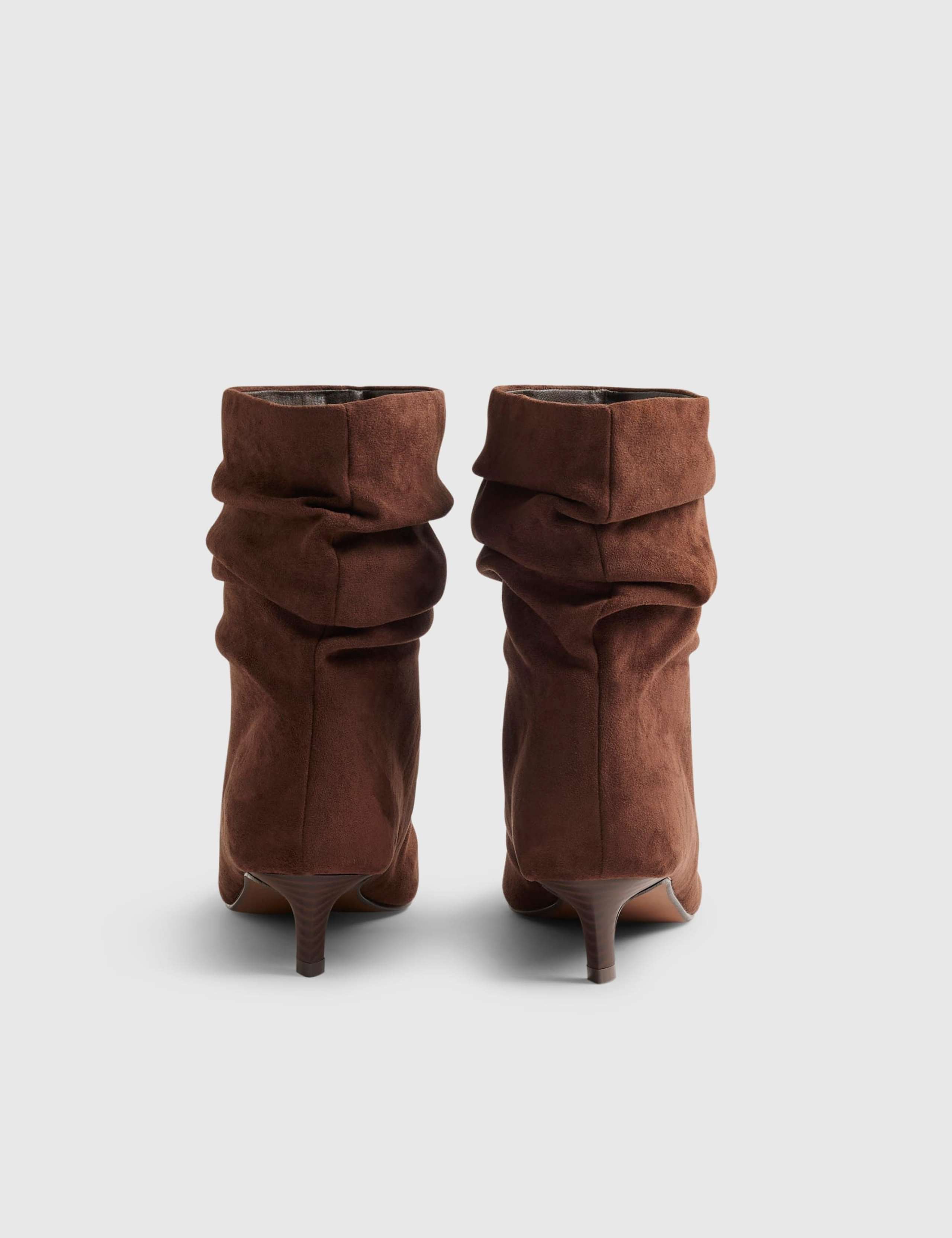 Kitten Heel Pointed Ankle Boots 3 of 5