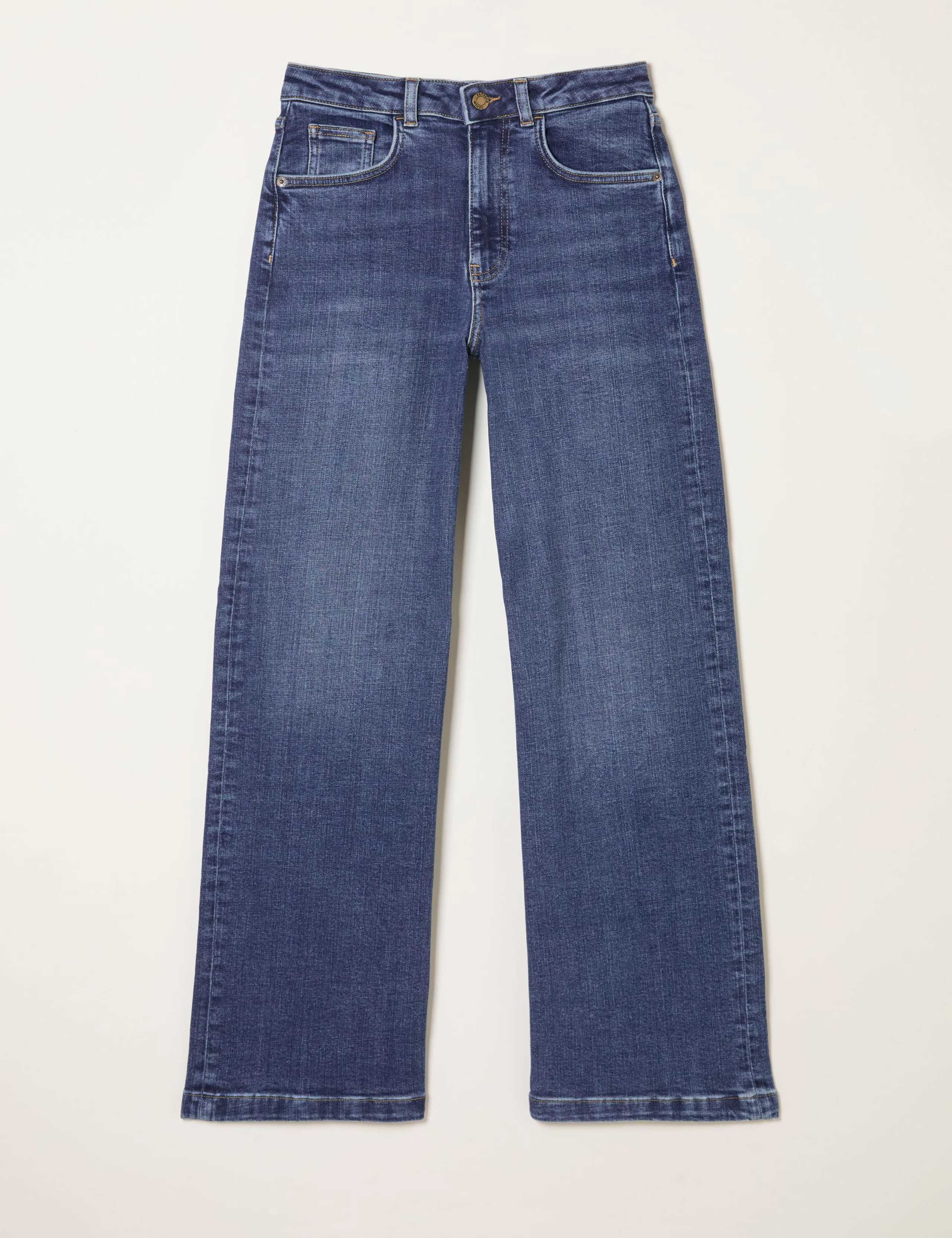 Mid Rise Wide Leg Jeans 2 of 5