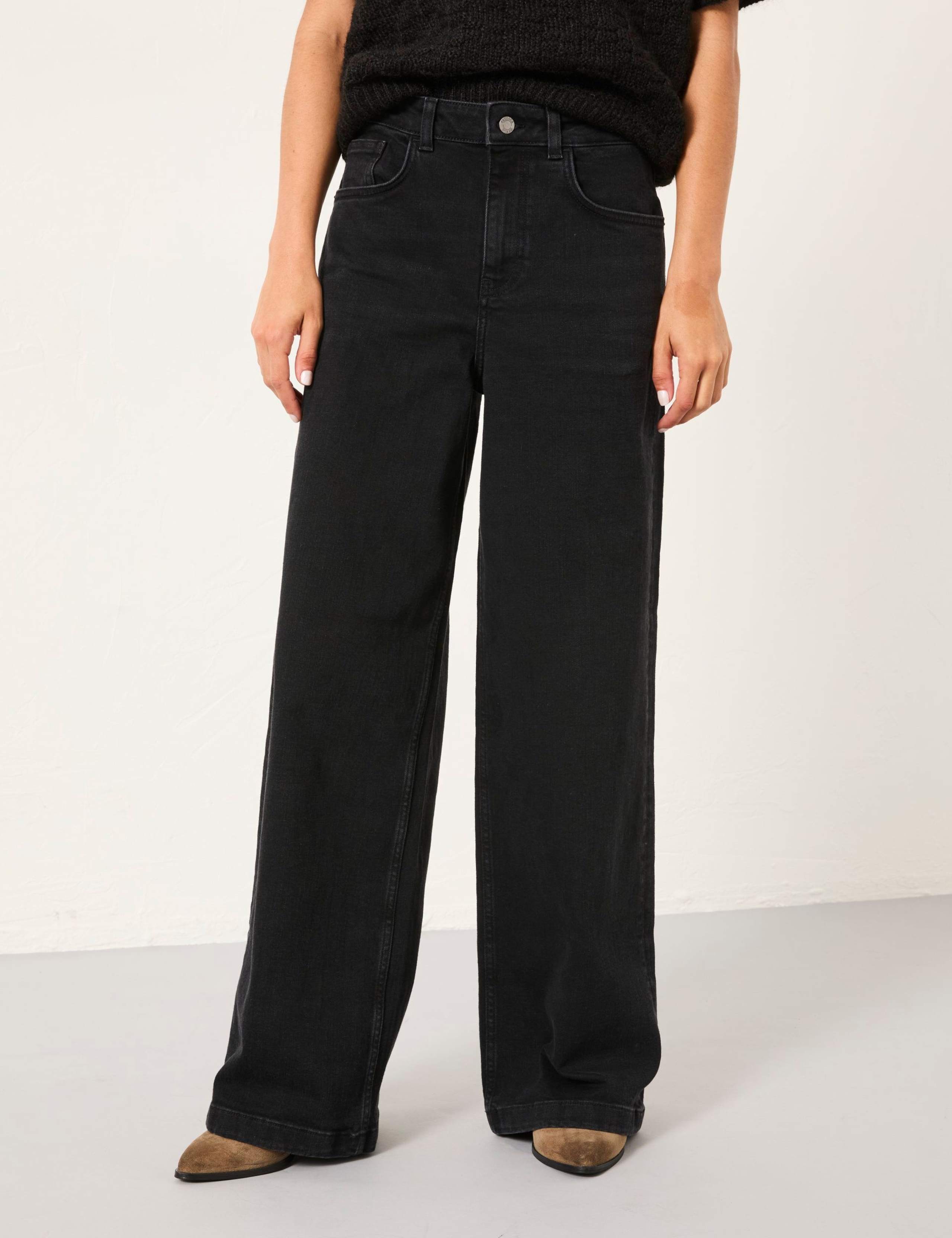 Mid Rise Wide Leg Jeans 3 of 7