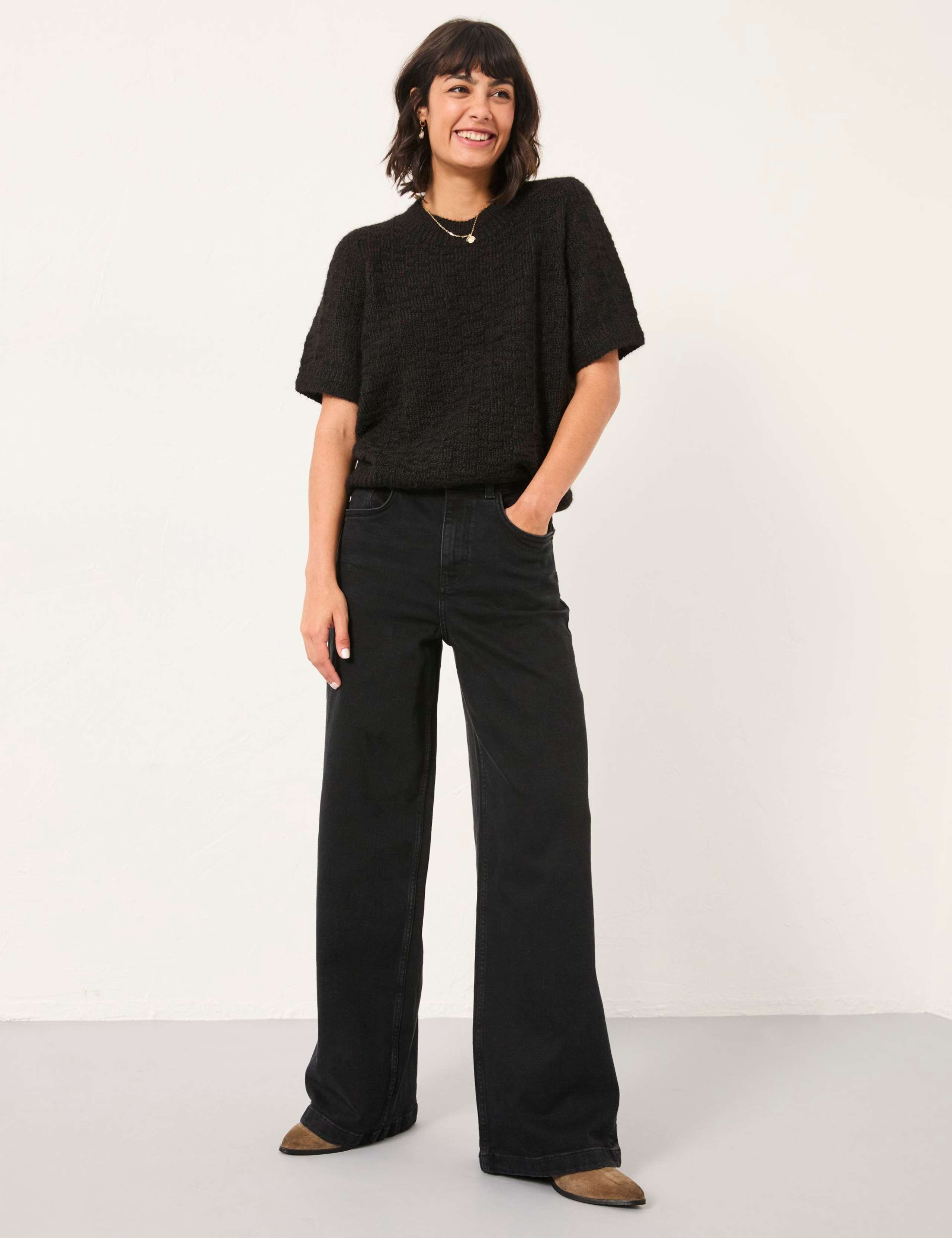Mid Rise Wide Leg Jeans 7 of 7