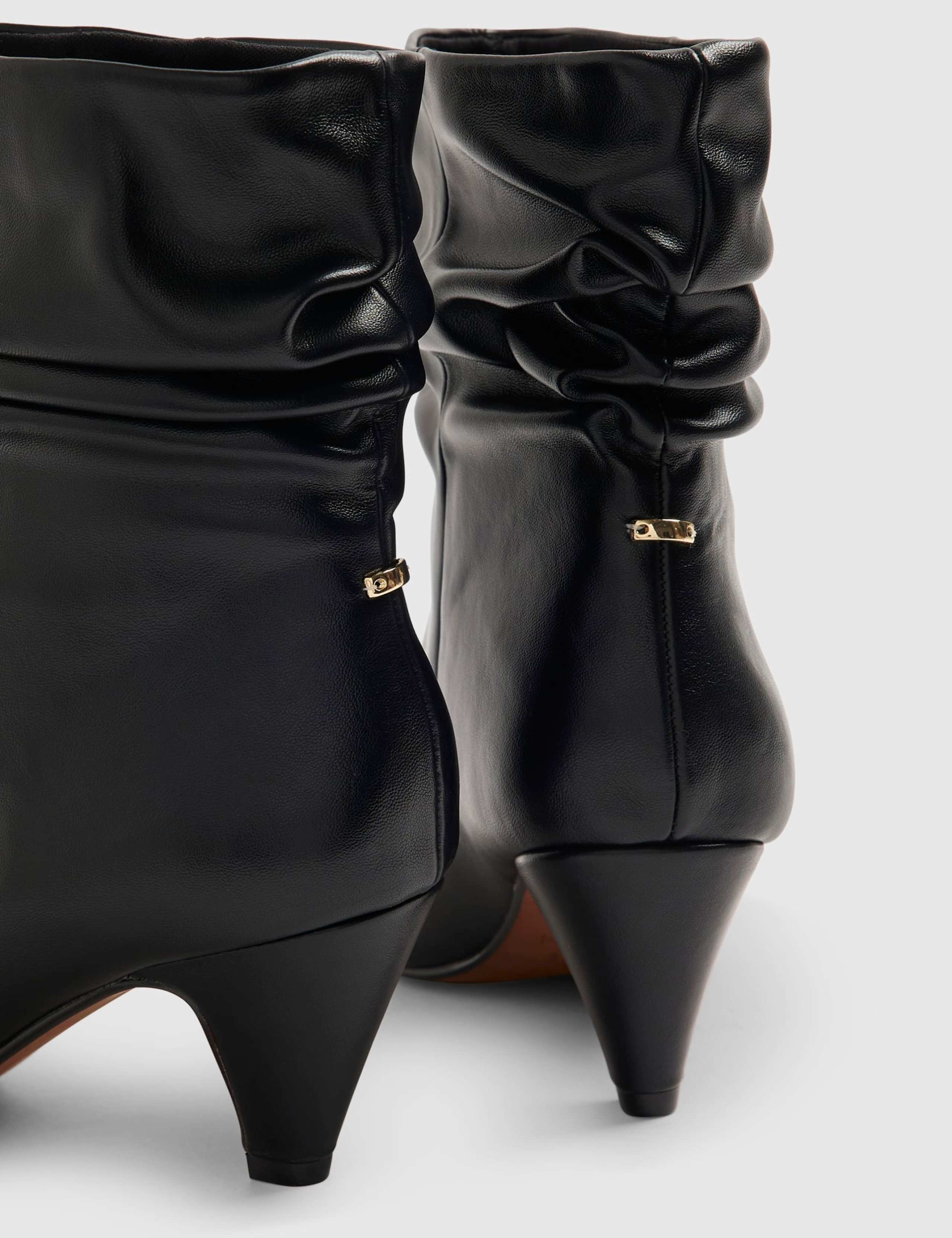 Kitten Heel Pointed Ankle Boots 2 of 5