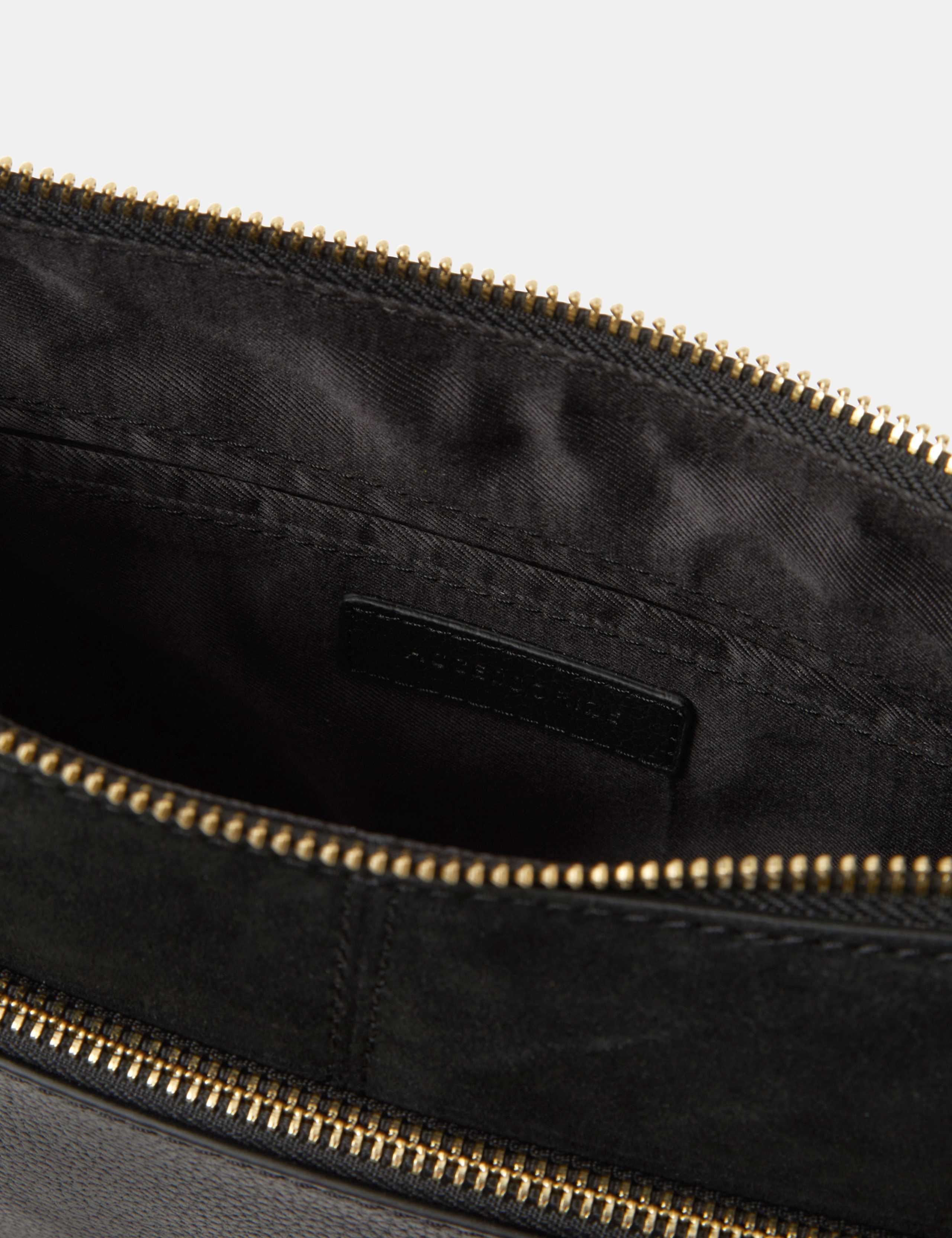 Leather Curved Messenger Bag 3 of 5