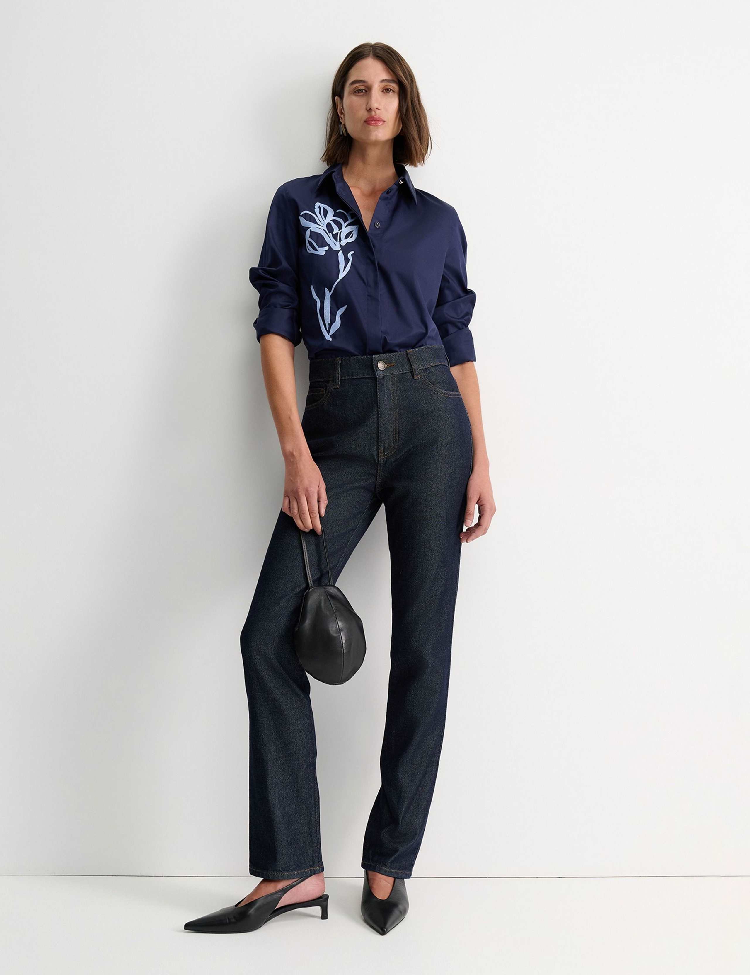 Pure Cotton Embroidered Floral Shirt 2 of 4