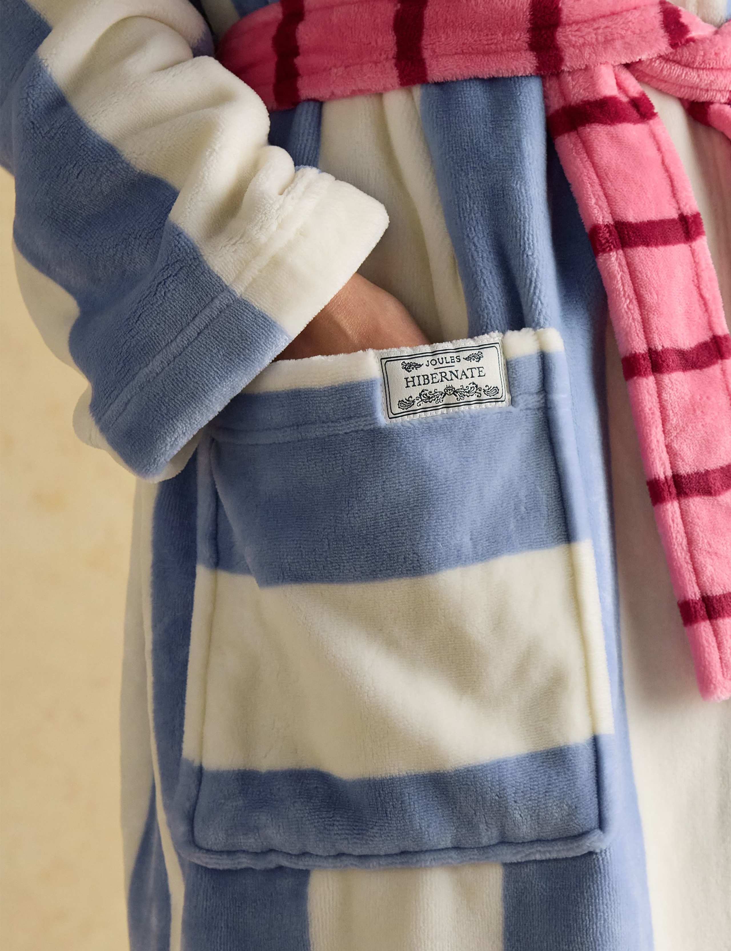 Hooded Striped Dressing Gown 7 of 8