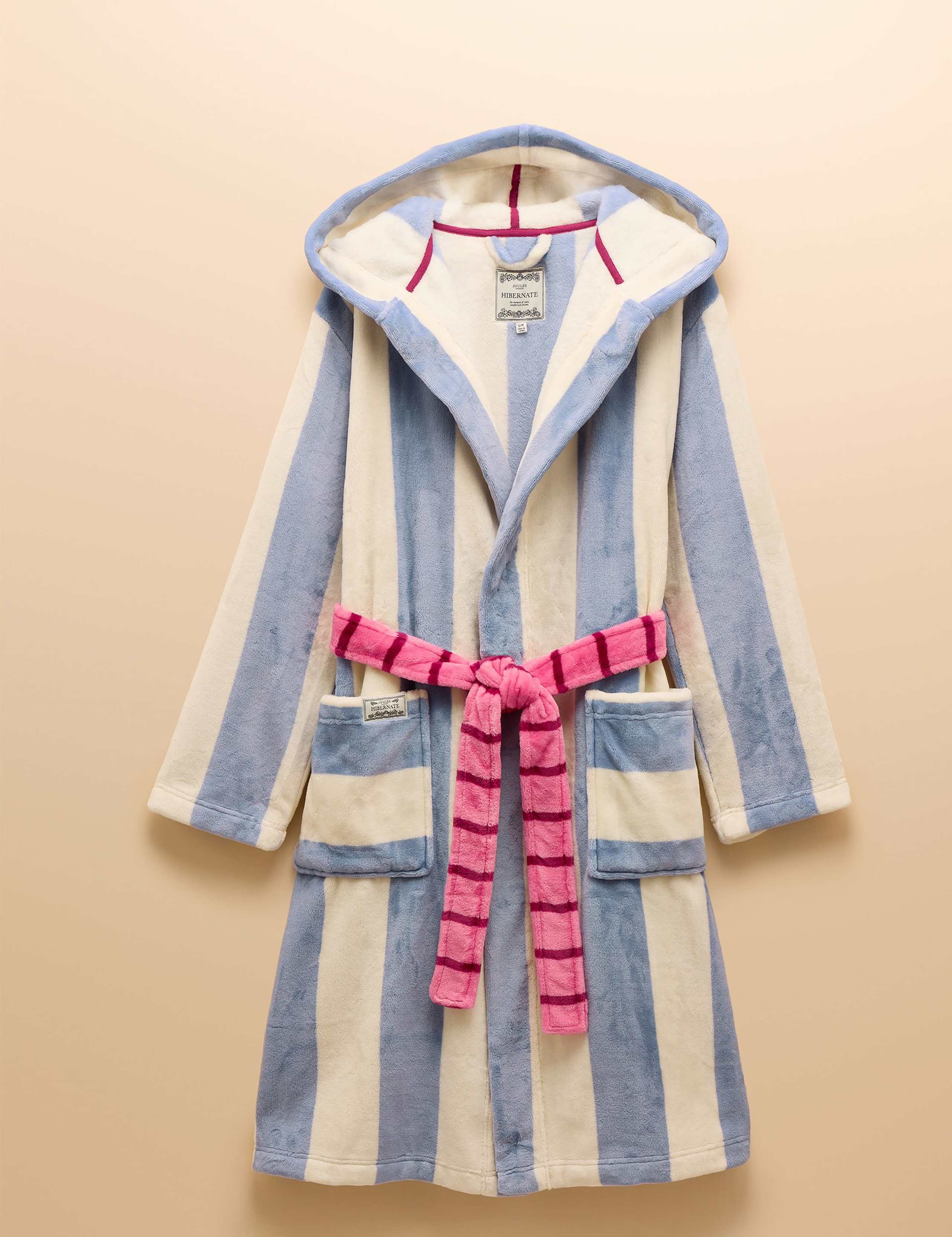 Hooded Striped Dressing Gown 2 of 8