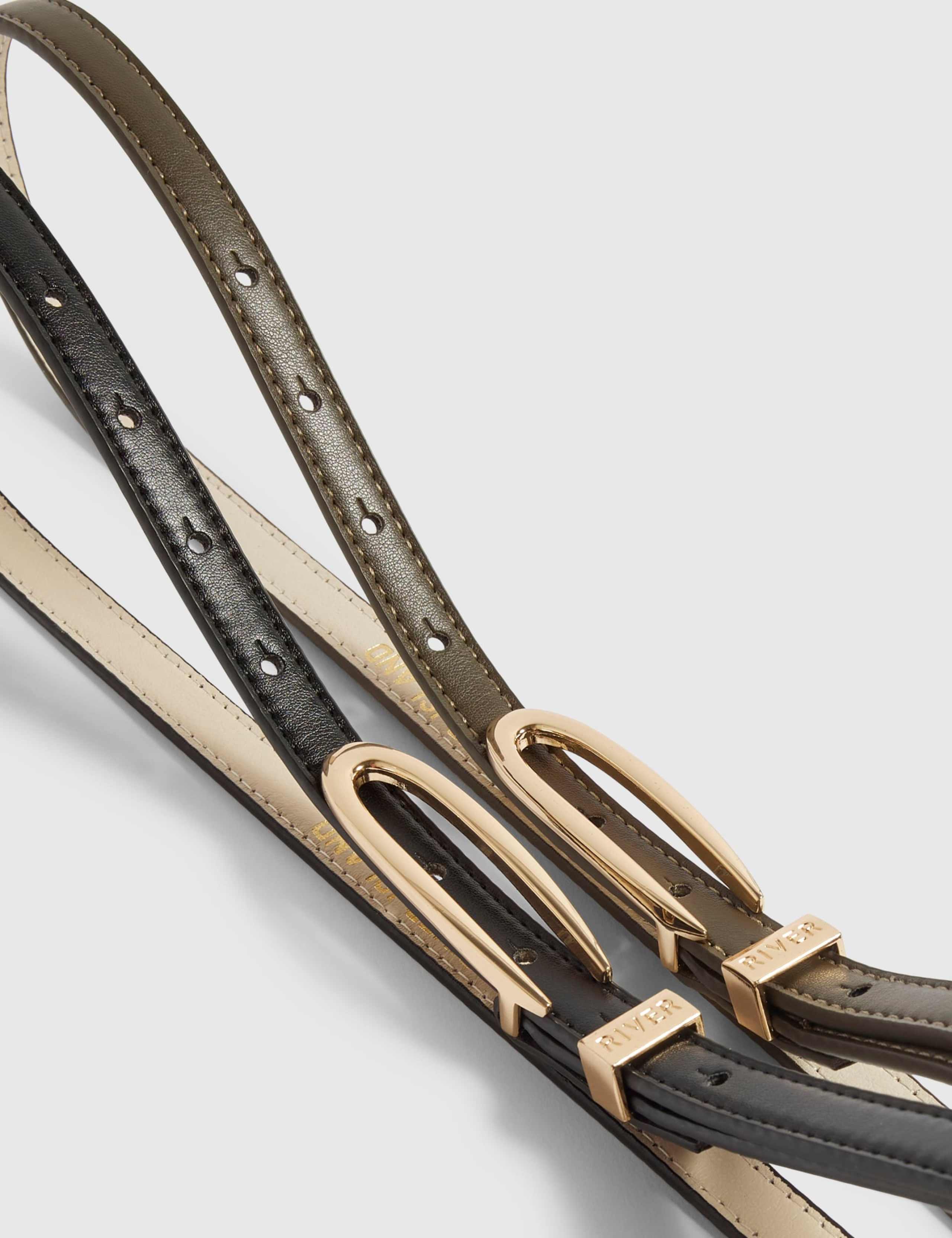Fabric Skinny Belt 2 of 2