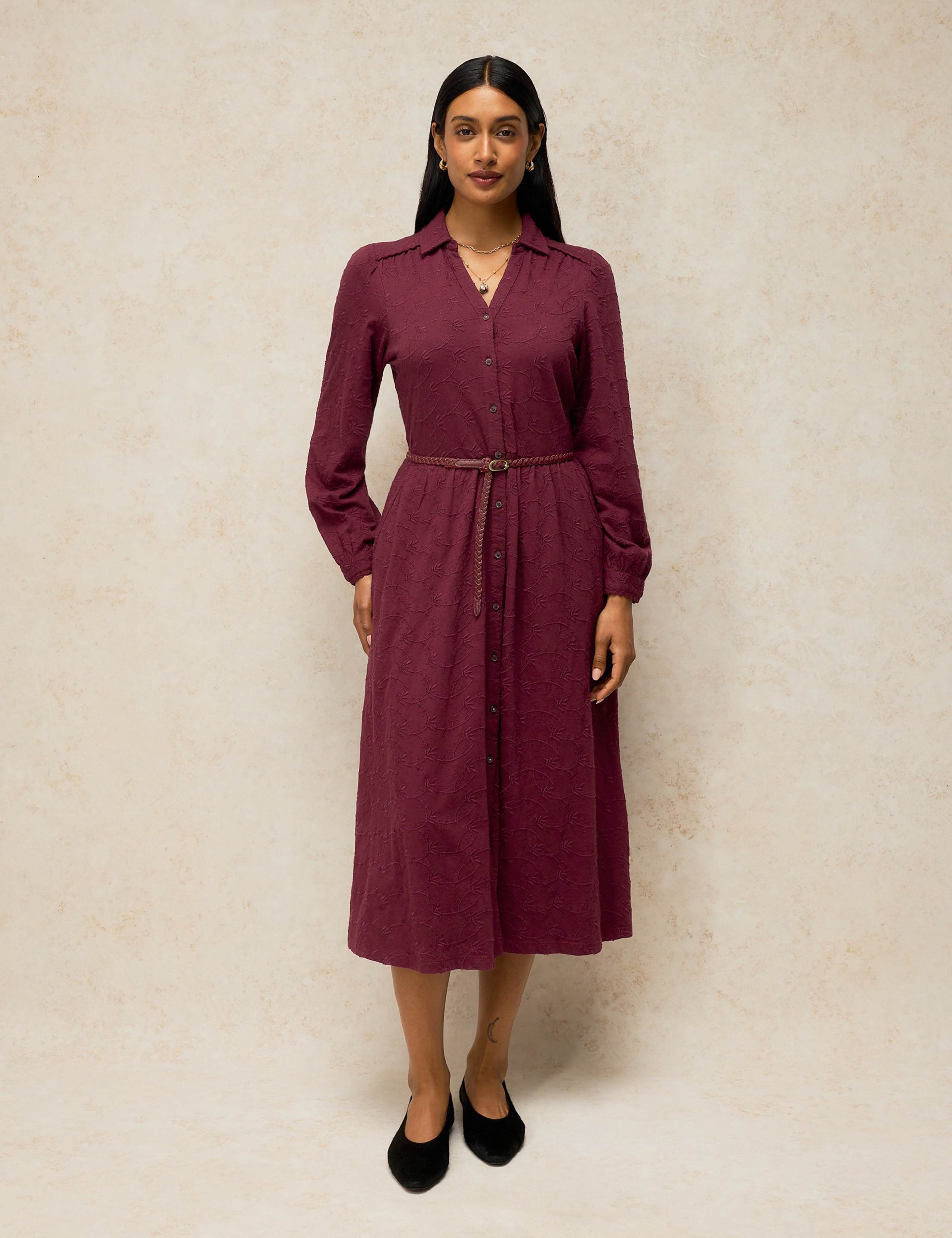 Reegan Jersey Embroidered Midi Dress 1 of 6