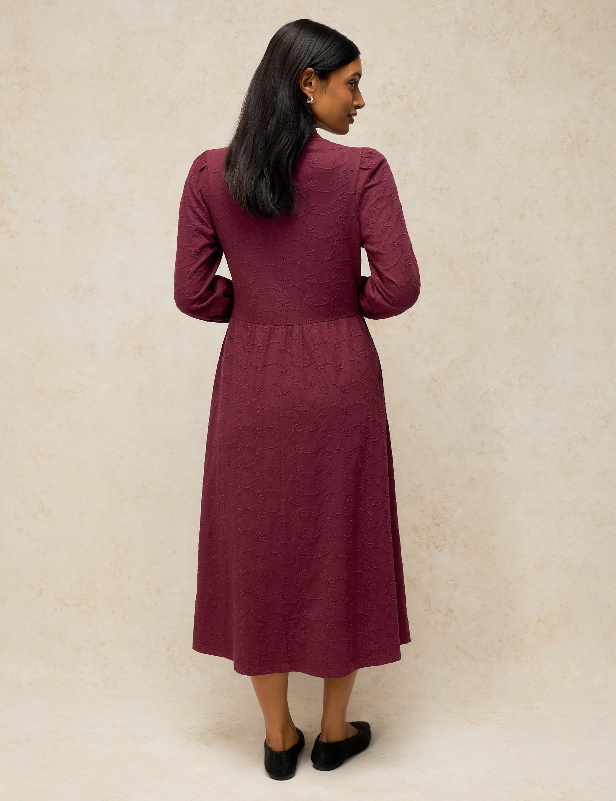Reegan Jersey Embroidered Midi Dress 3 of 6