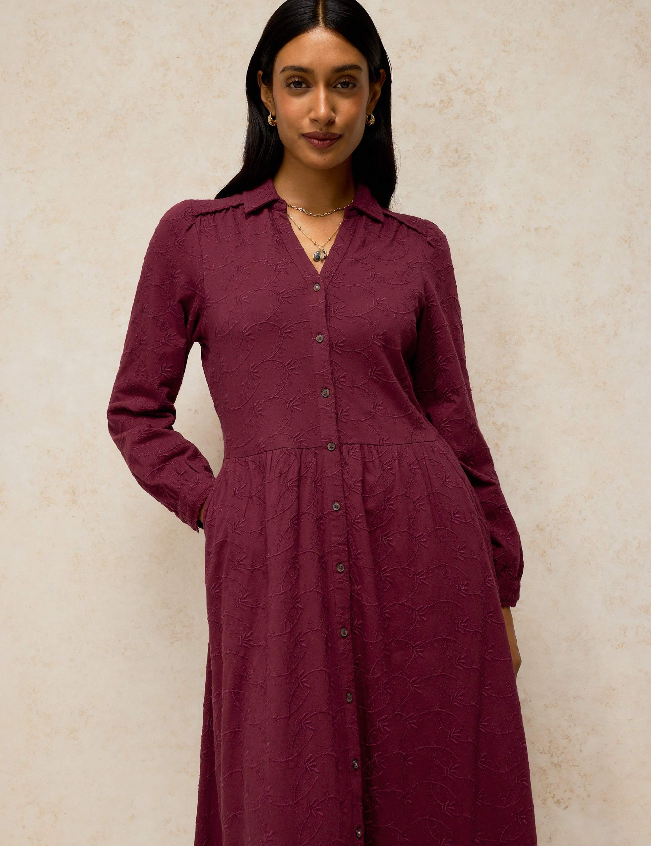 Reegan Jersey Embroidered Midi Dress 4 of 6