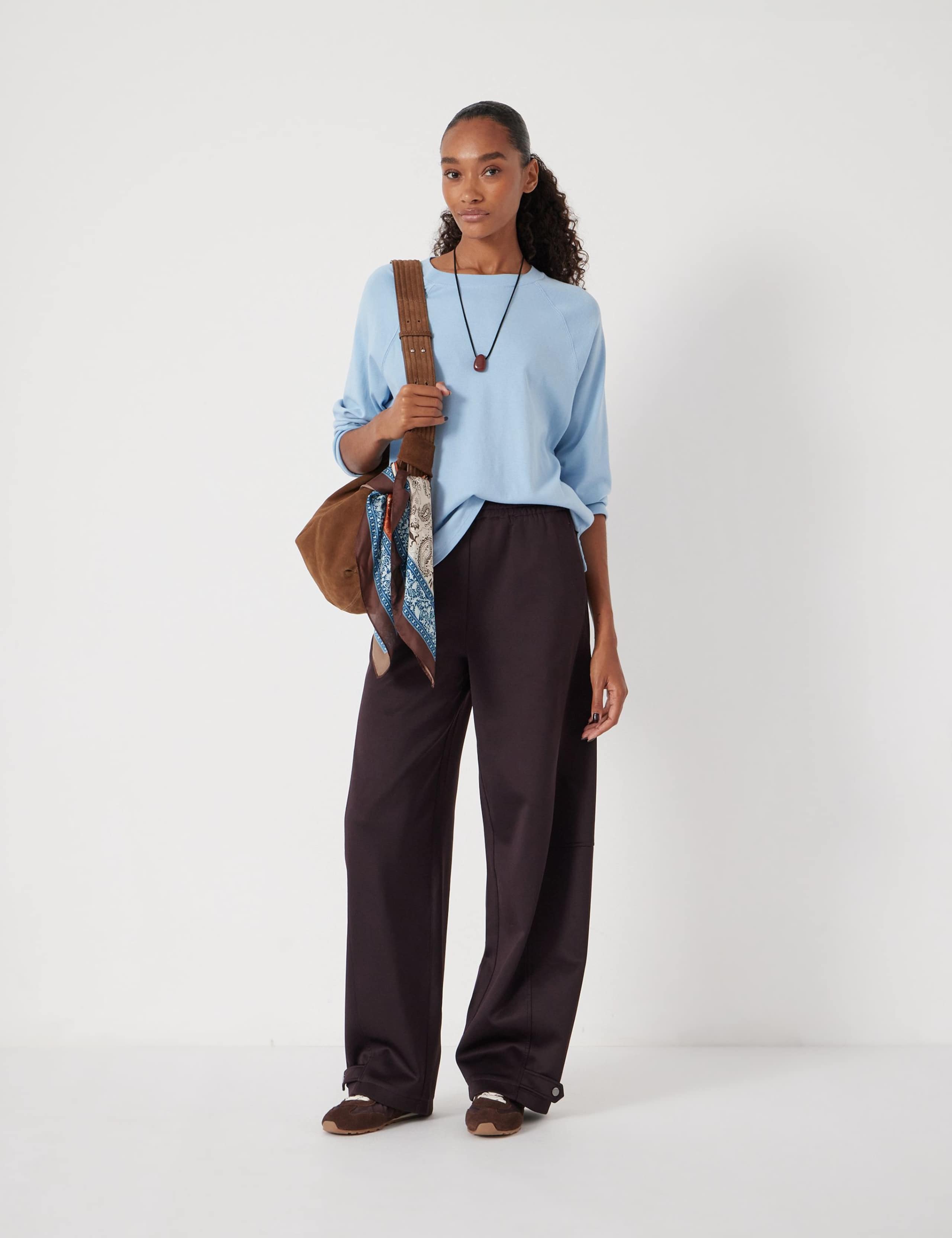 Matilda Pure Cotton Crew Neck Top 3 of 5