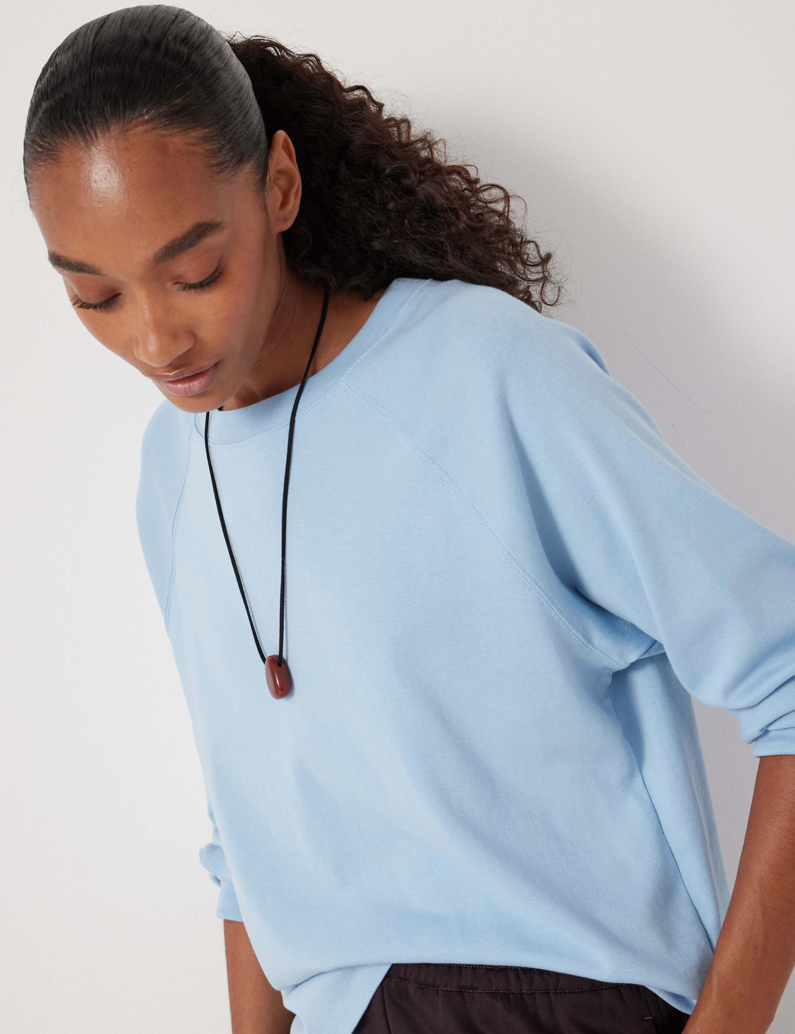 Matilda Pure Cotton Crew Neck Top 5 of 5