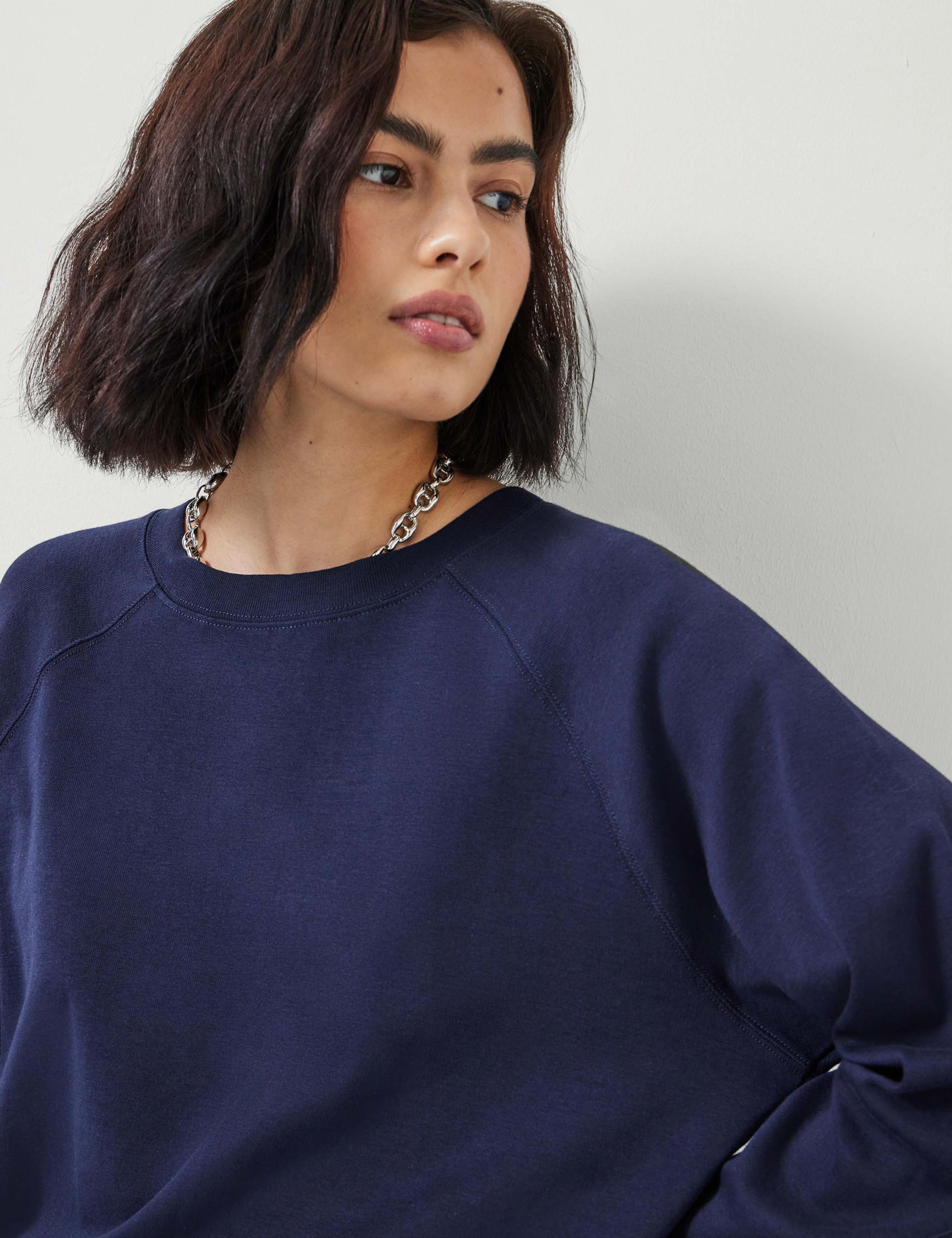 Matilda Pure Cotton Crew Neck Top 3 of 5