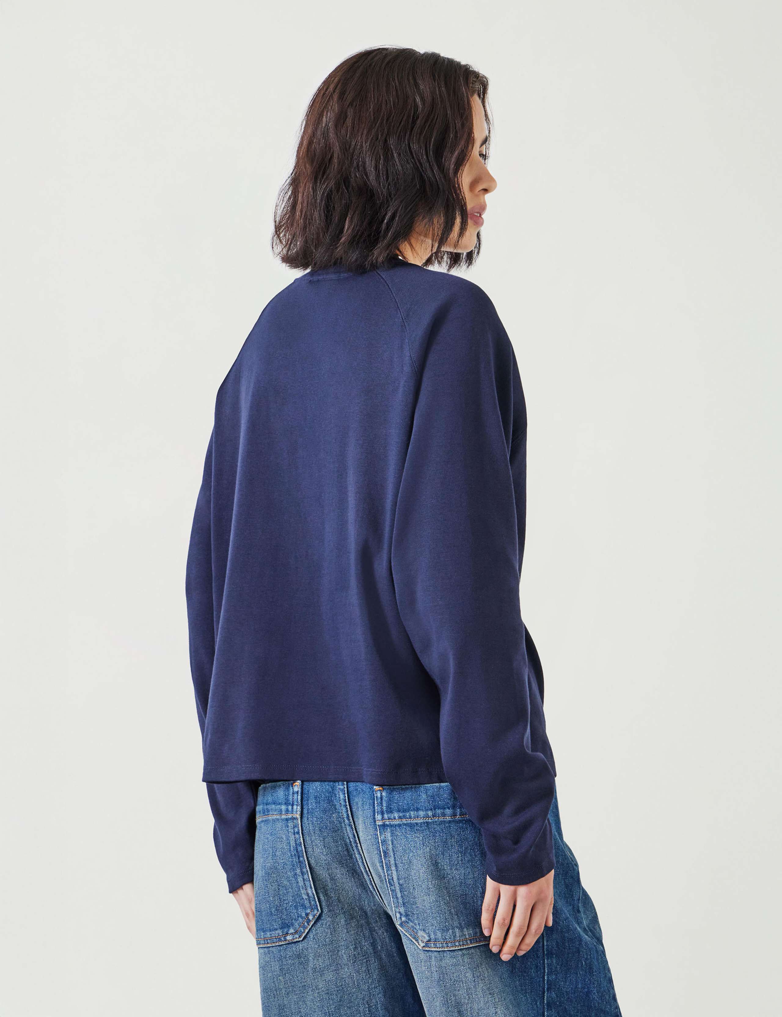 Matilda Pure Cotton Crew Neck Top 5 of 5