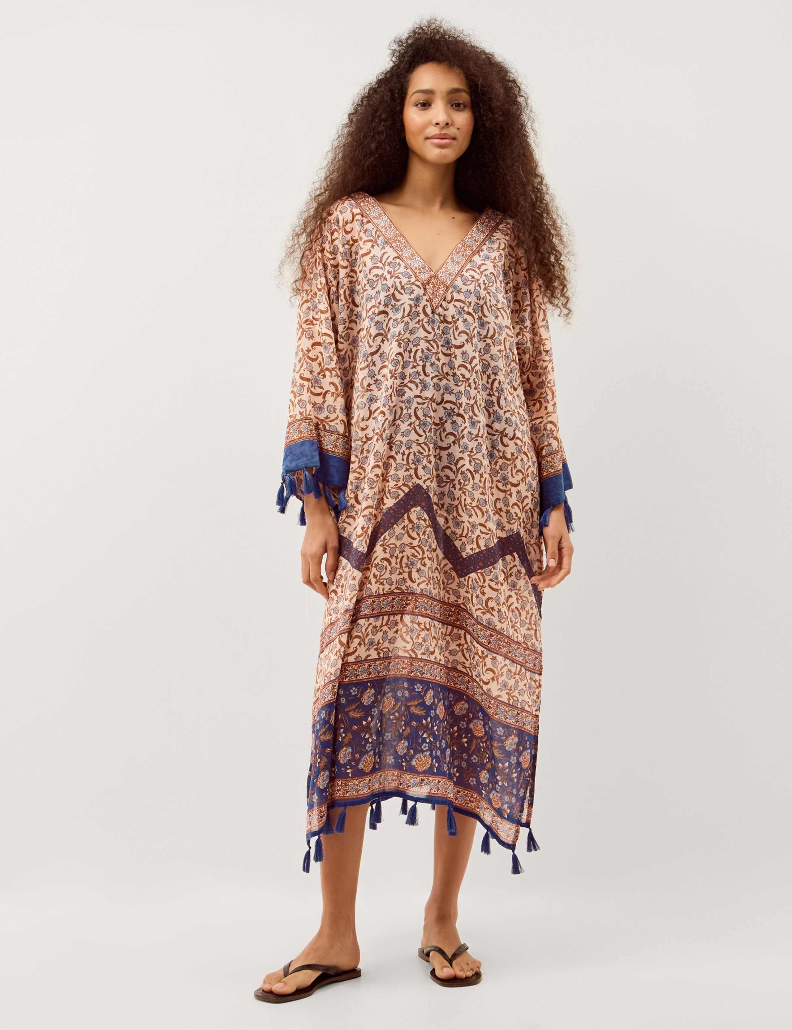 Floral Beach Cover Up Kaftan 2 of 5