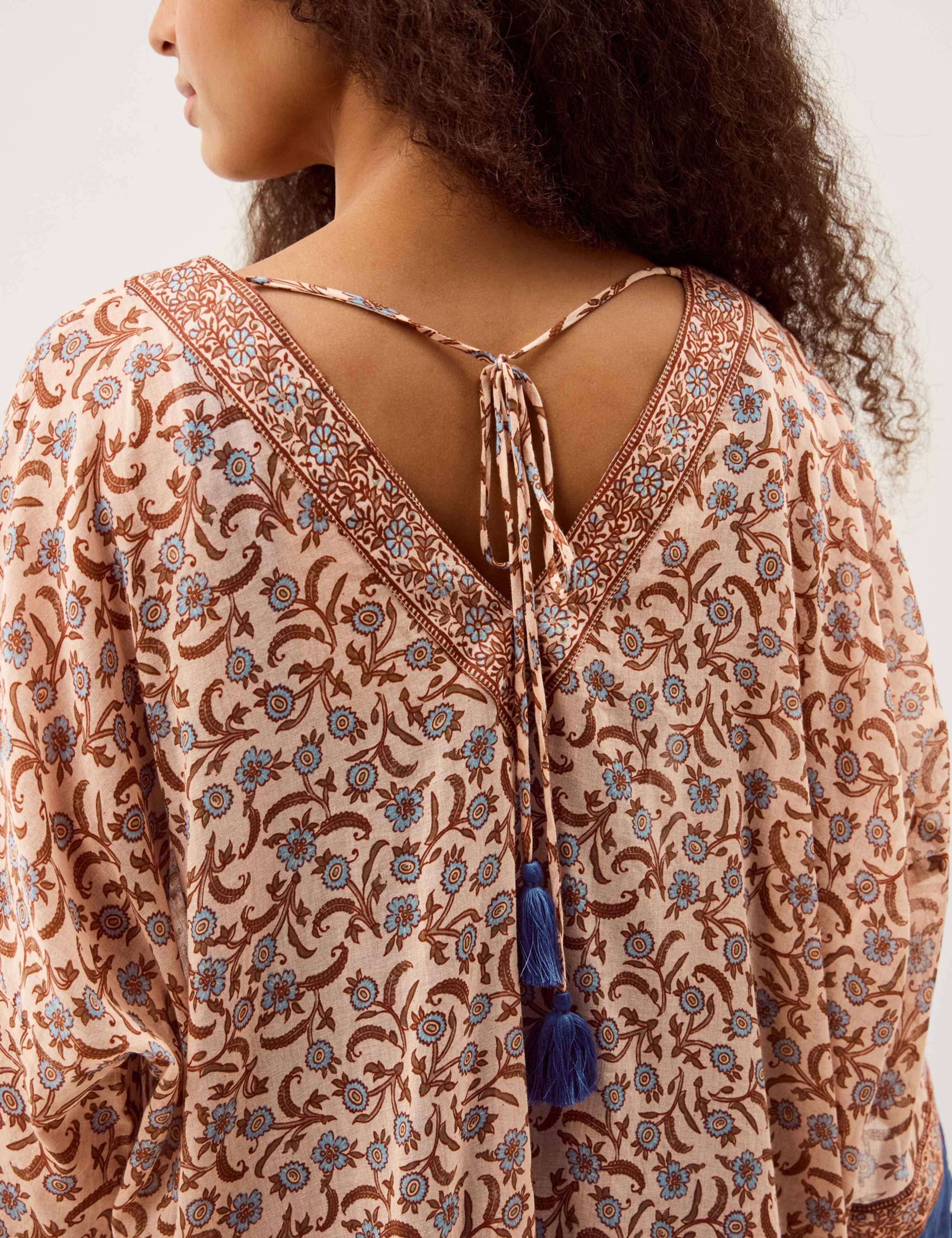 Floral Beach Cover Up Kaftan 3 of 5