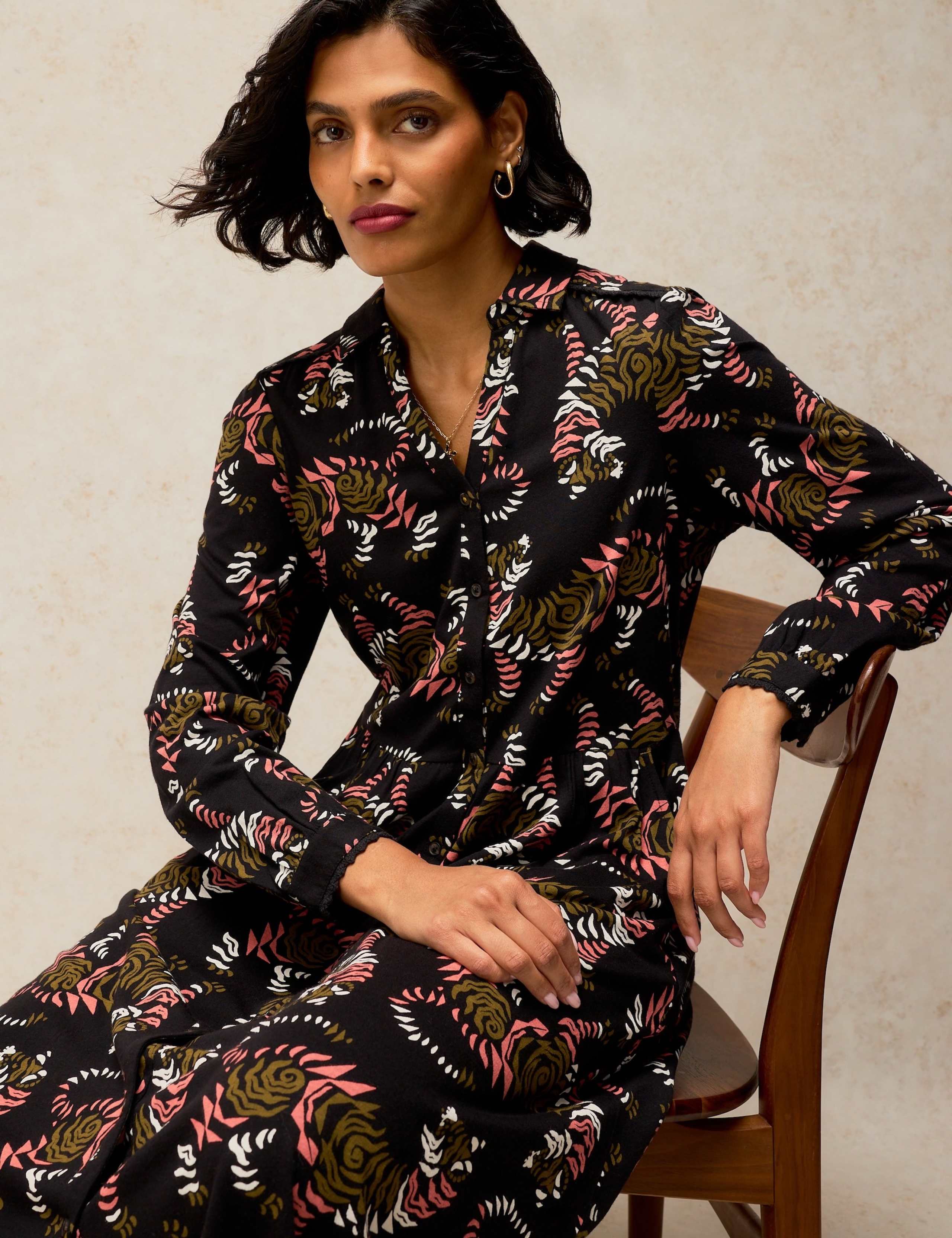 Reegan Jersey Midi Tea Dress 4 of 6
