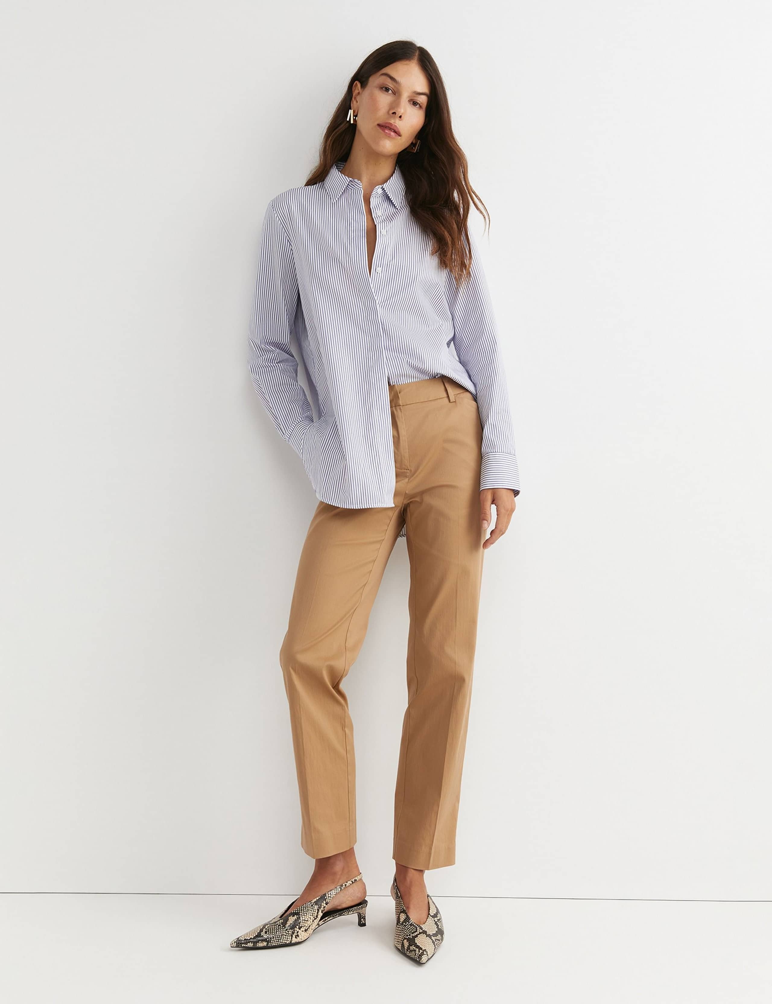 Pure Cotton Striped Collared Shirt 2 of 3