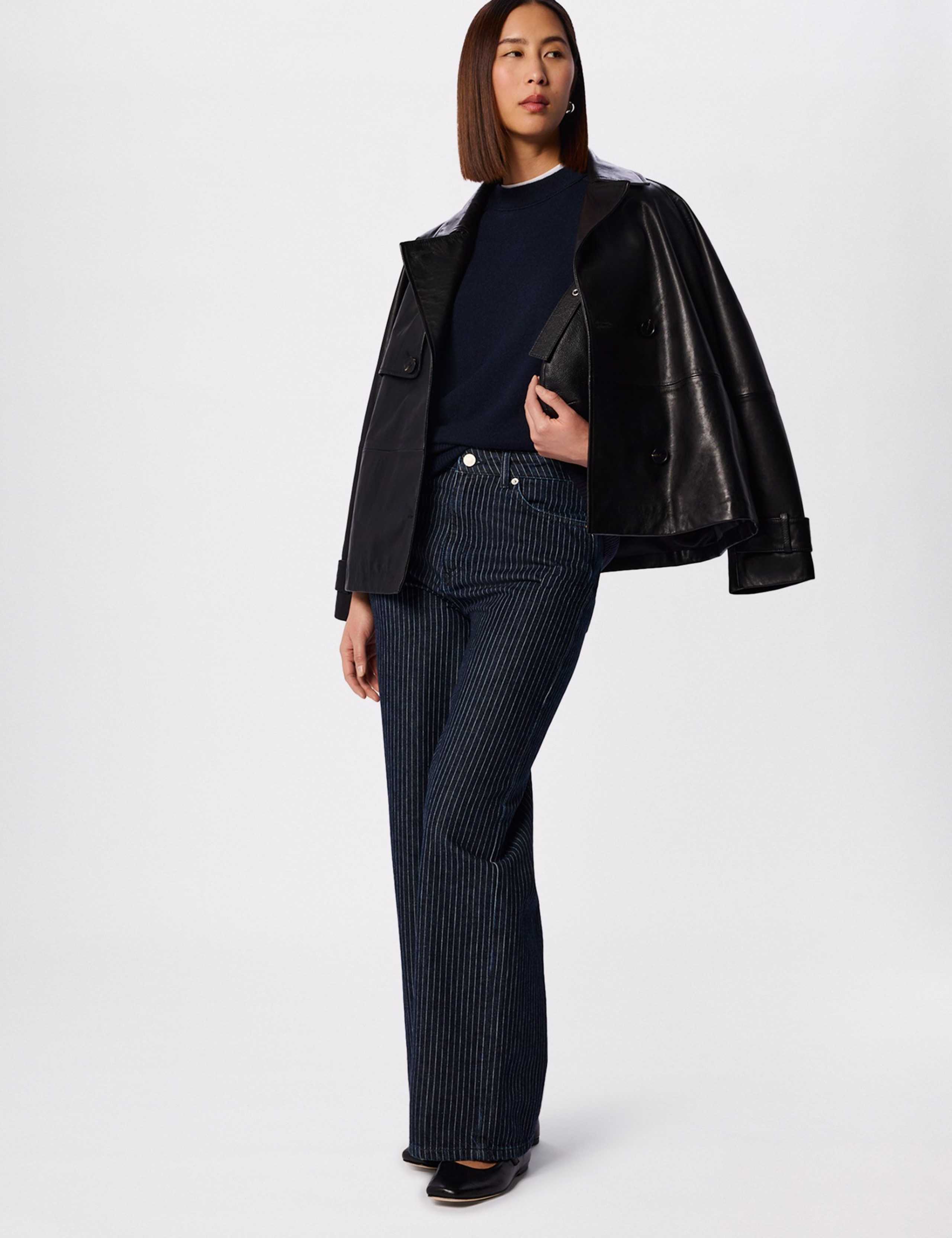 Pure Cashmere Crew Neck Seam Jumper 3 of 6