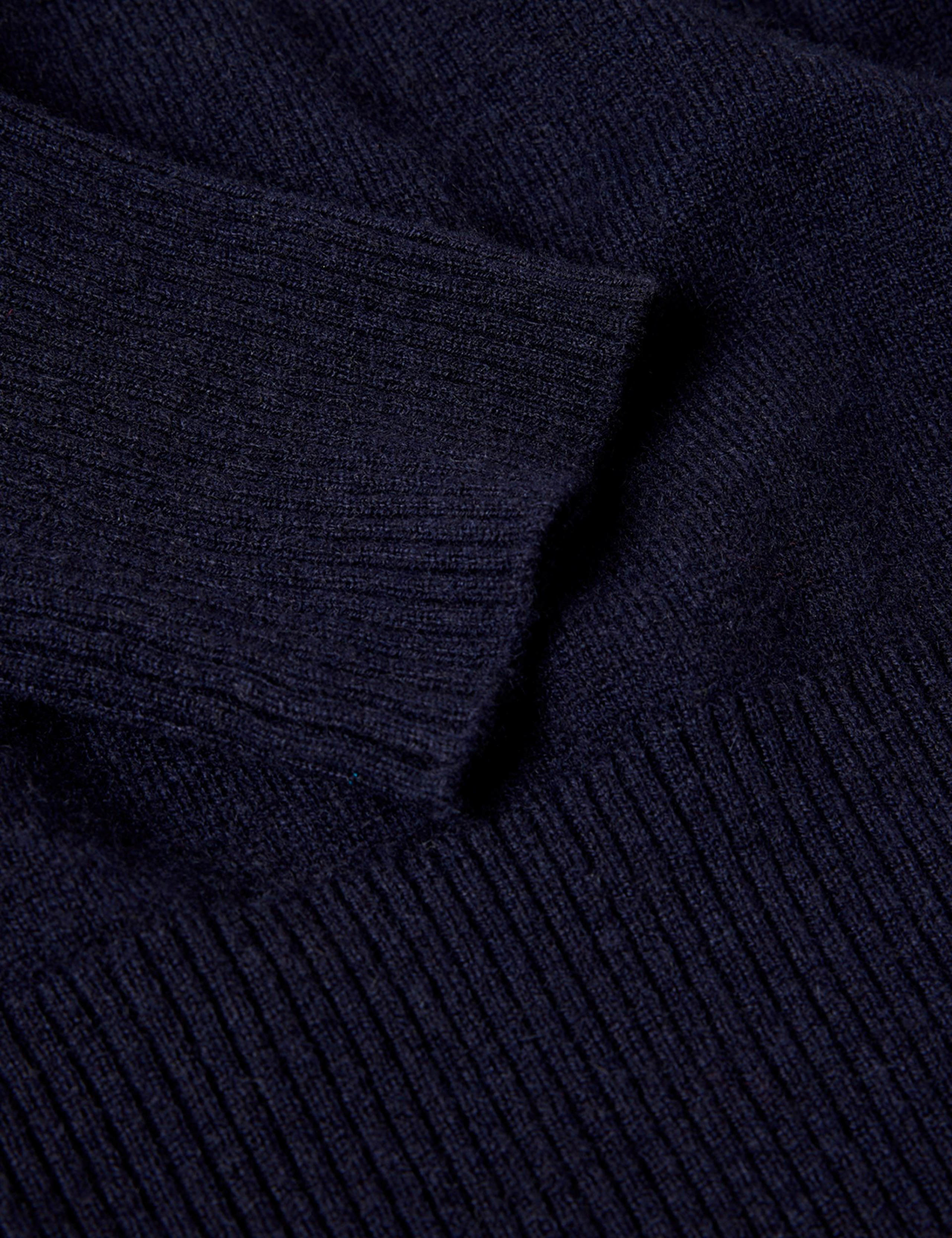 Pure Cashmere Crew Neck Seam Jumper 6 of 6