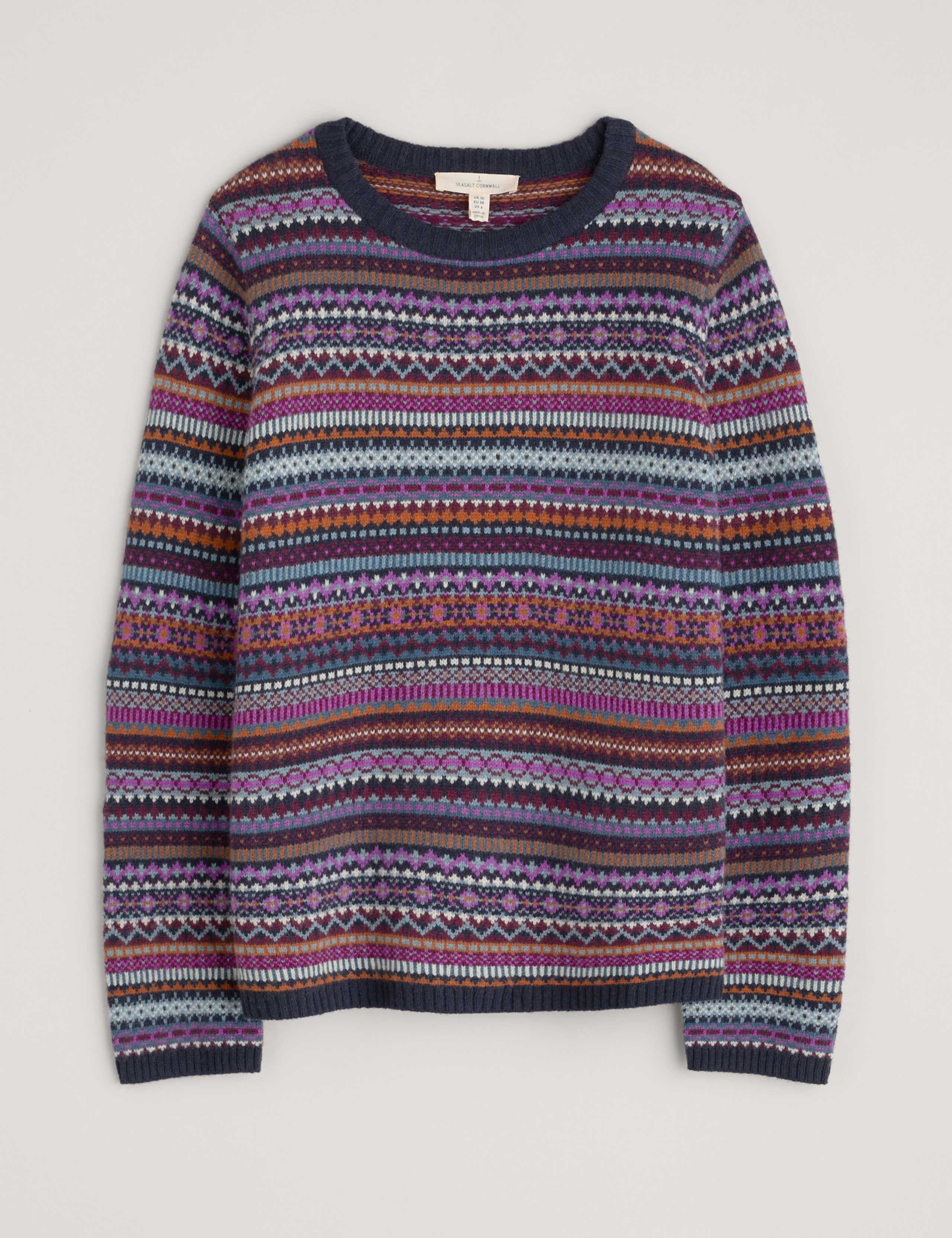 Merino Wool Rich Patterned Jumper 2 of 4