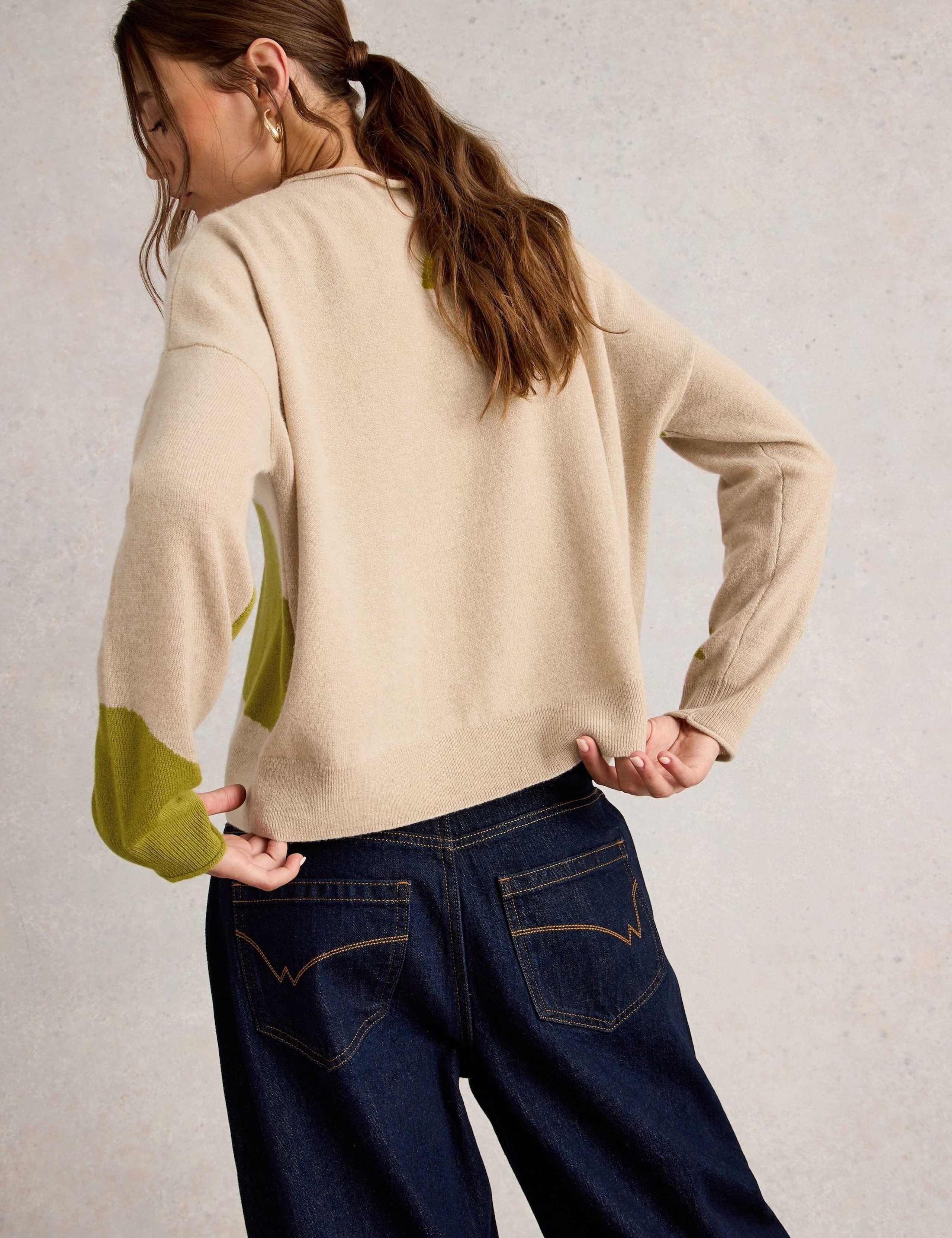 Kitty Abstract Cashmere Jumper 4 of 6