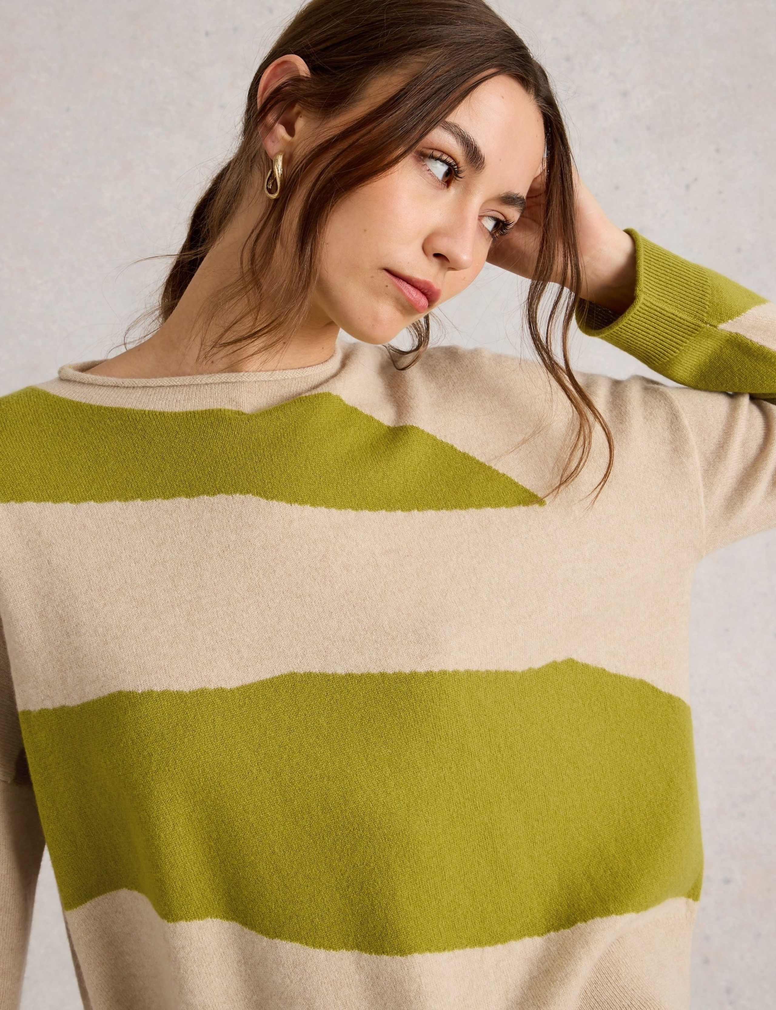 Kitty Abstract Cashmere Jumper 5 of 6