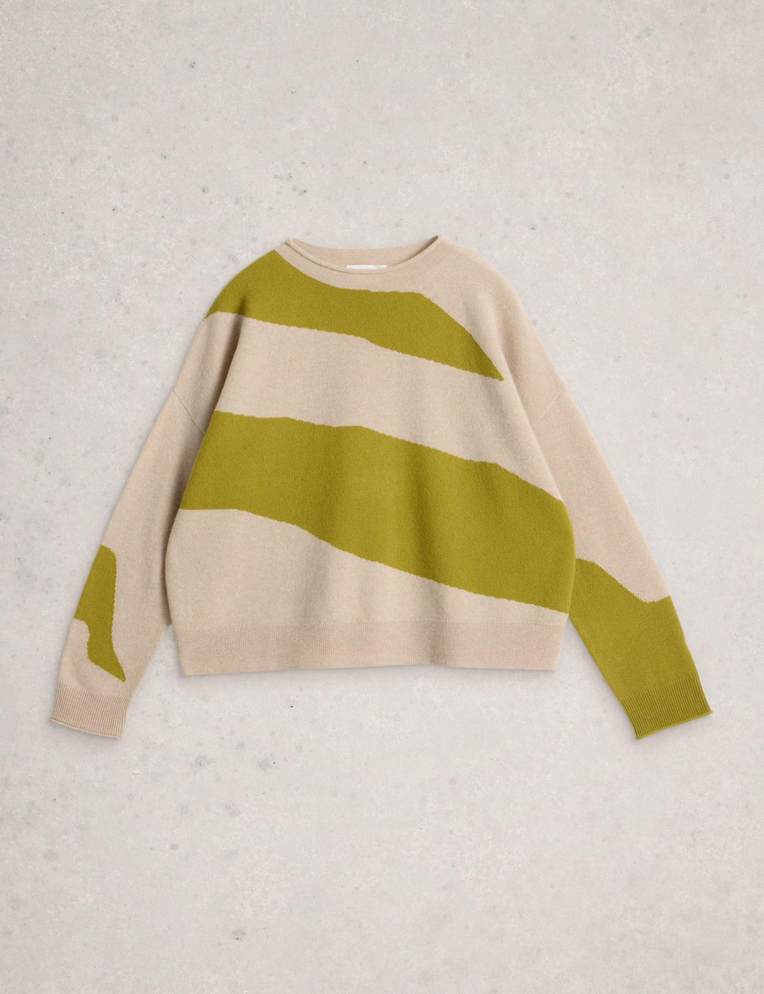 Kitty Abstract Cashmere Jumper 2 of 6