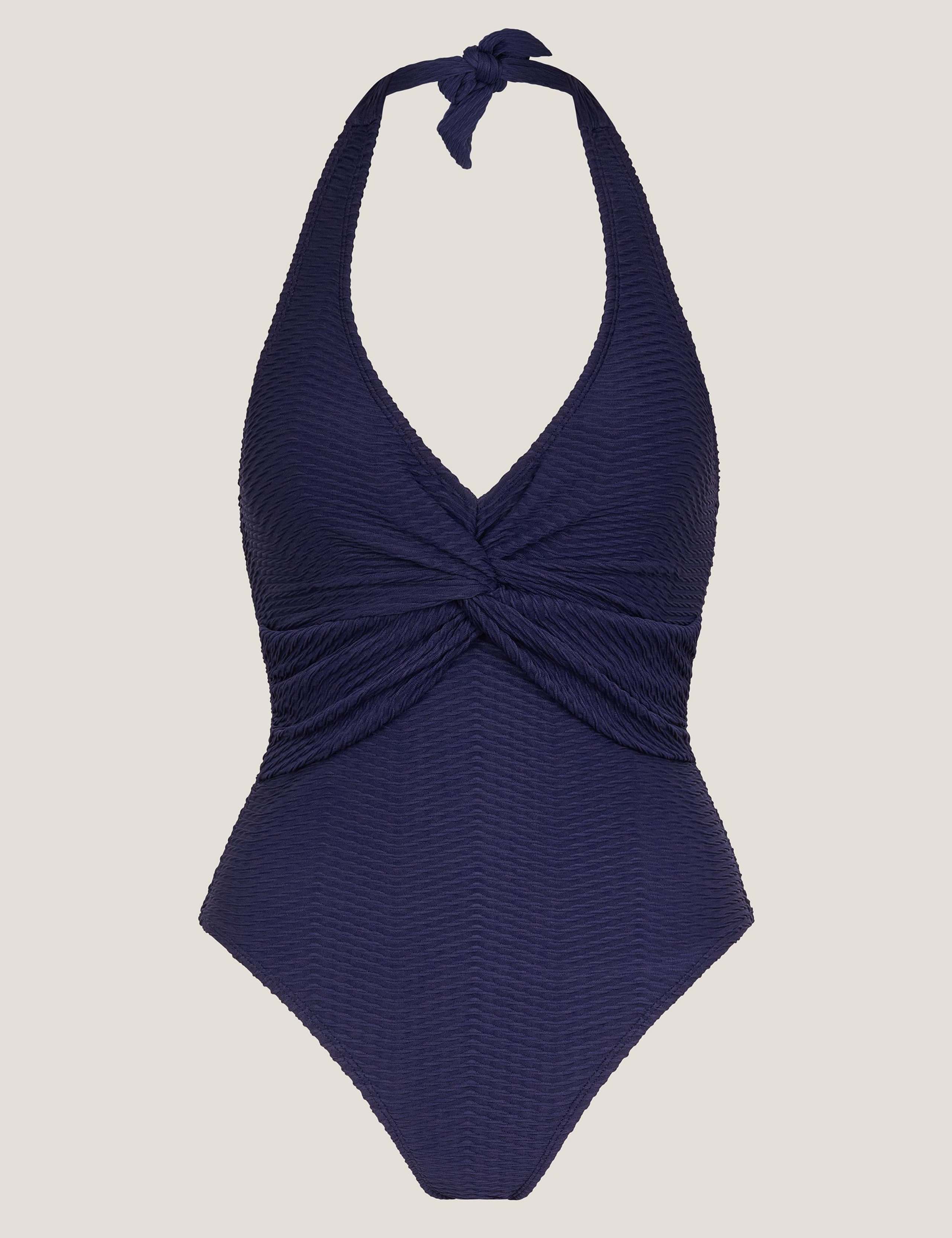 Ribbed Halterneck Swimsuit 2 of 5