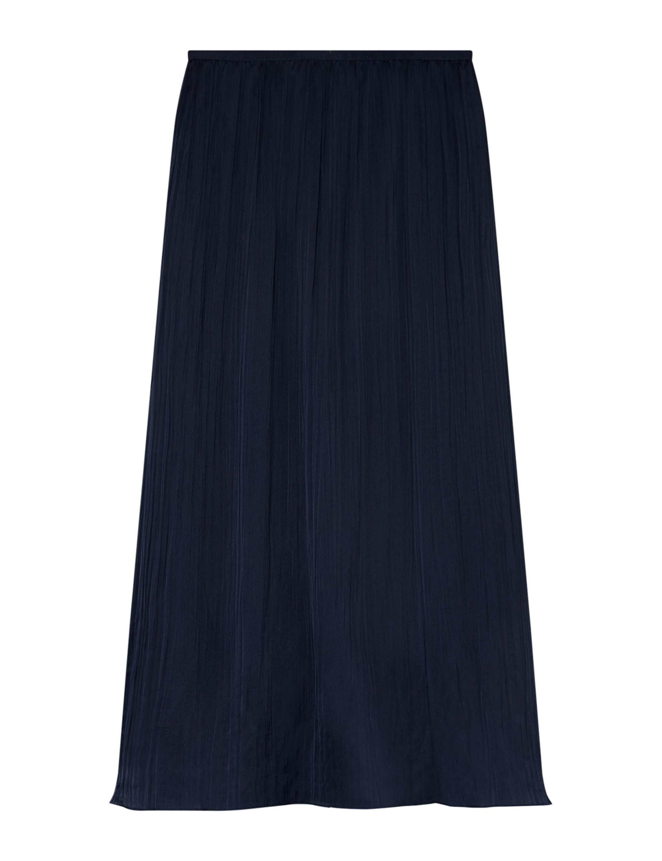 Plisse Pleated Midi Column Skirt 2 of 6