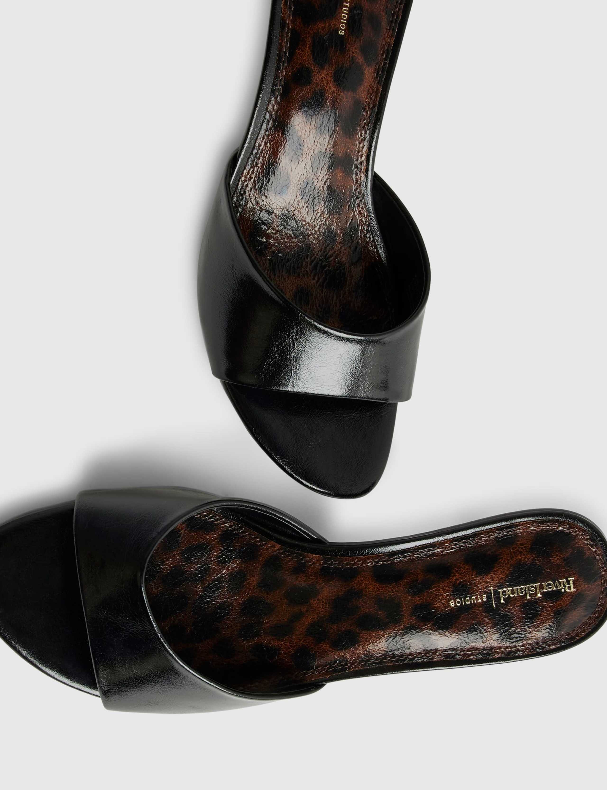 Stiletto Heel Open Toe Mules 2 of 5