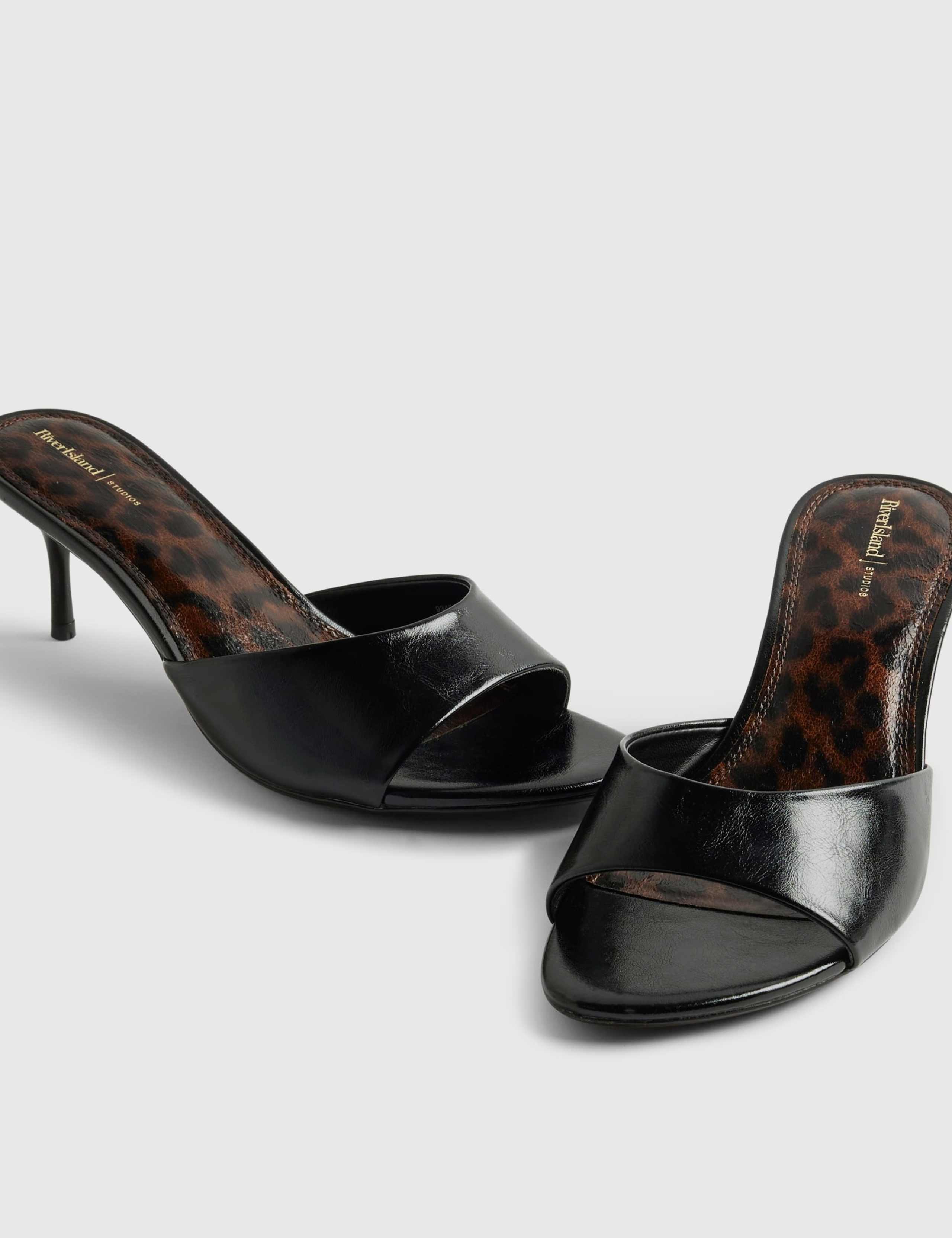 Stiletto Heel Open Toe Mules 4 of 5