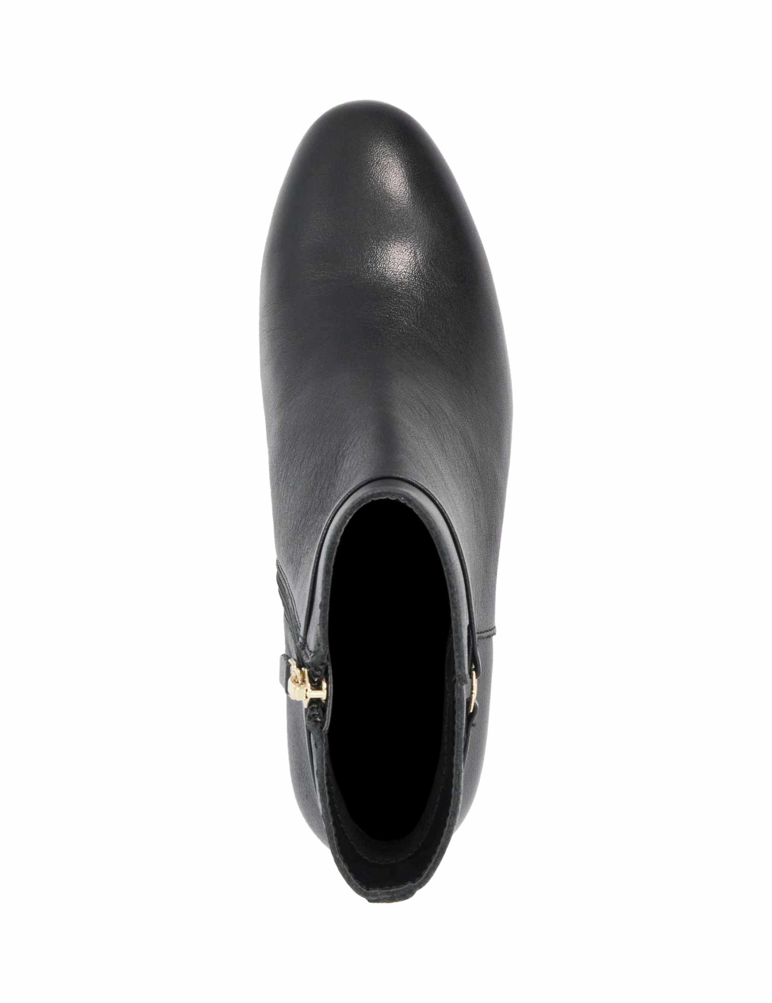 Leather Block Heel Ankle Boots 2 of 5