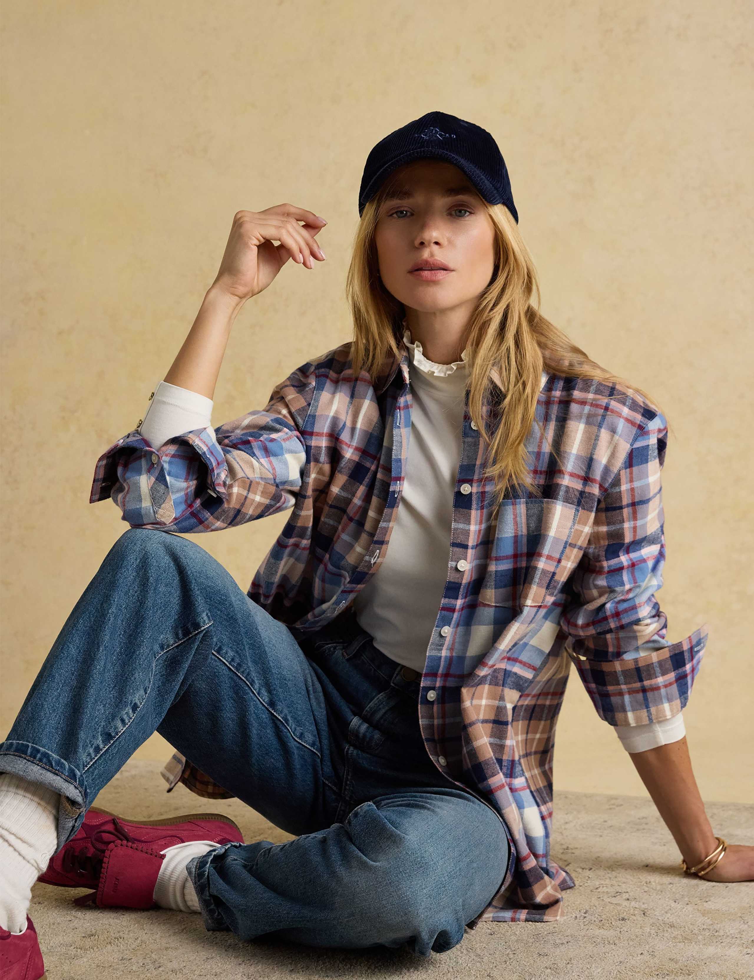 Pure Cotton Checked Collared Shirt 4 of 8