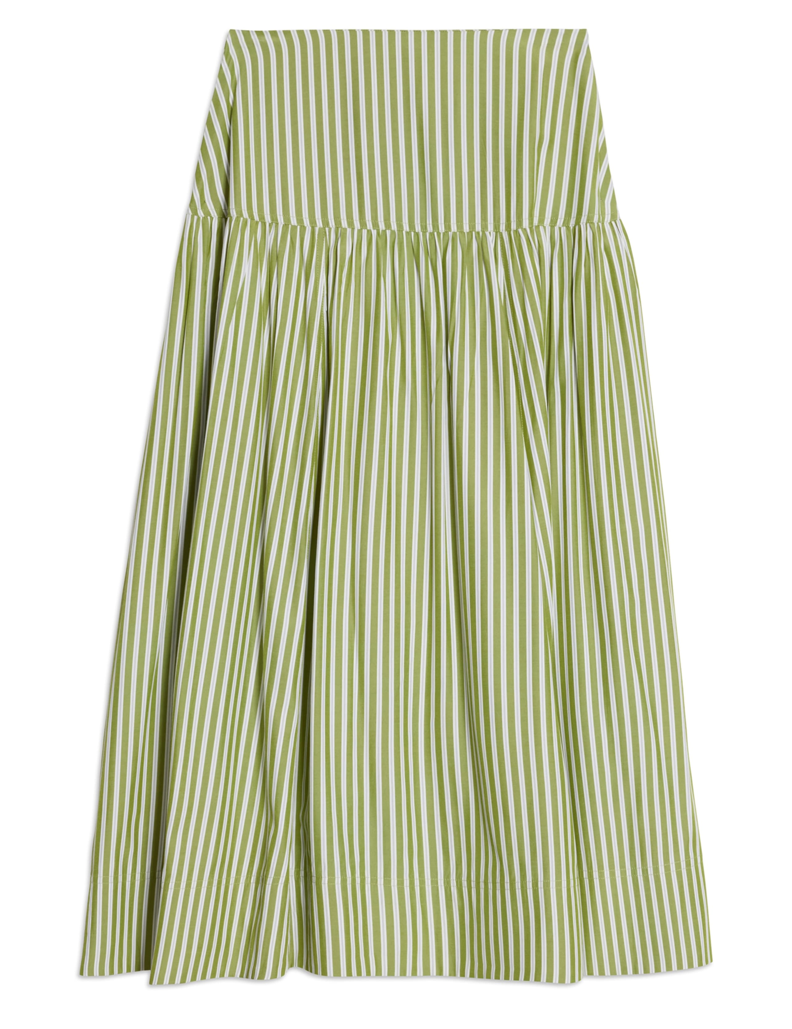Striped Midi Tiered Skirt 2 of 5