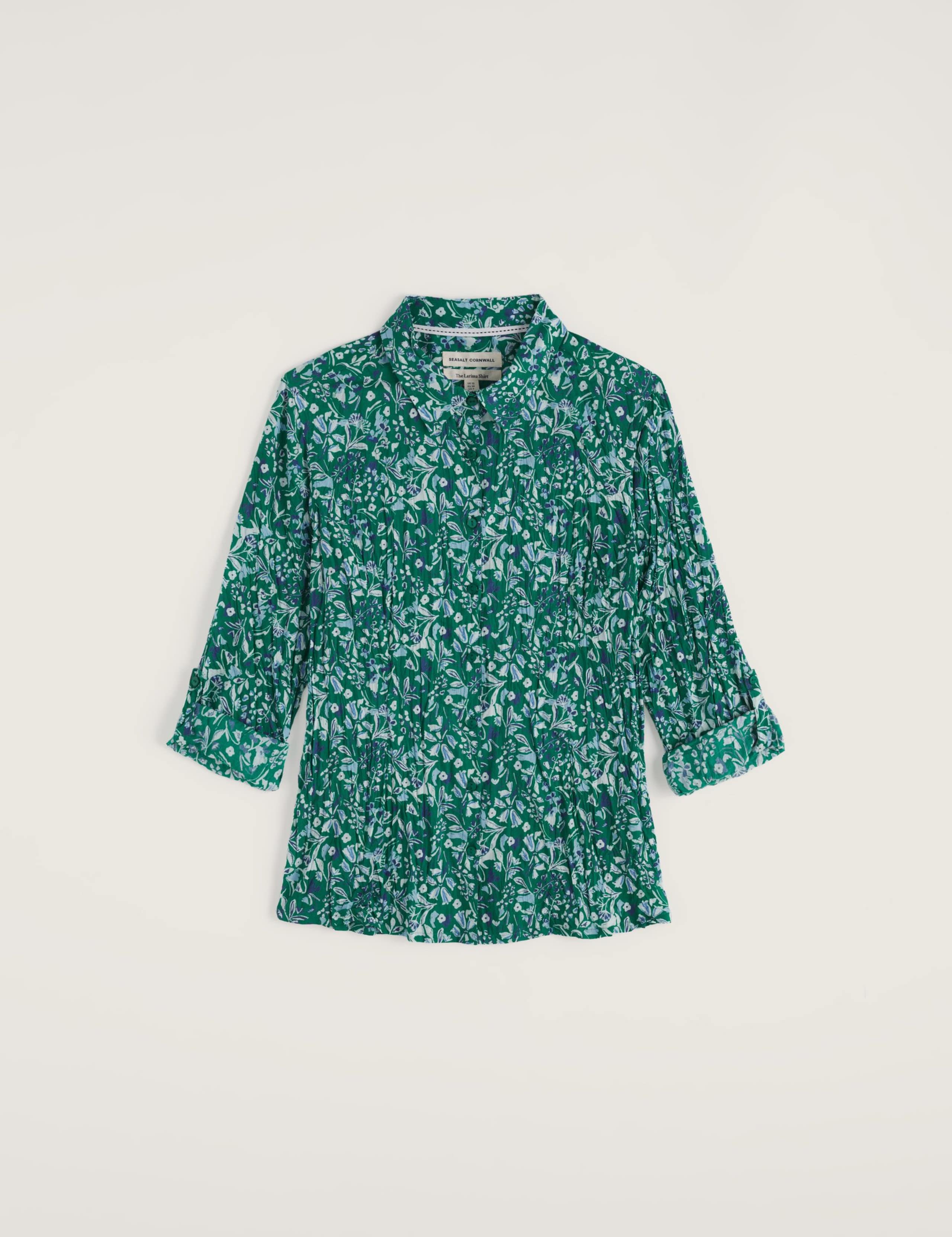 Pure Cotton Leaf Print Shirt 2 of 6