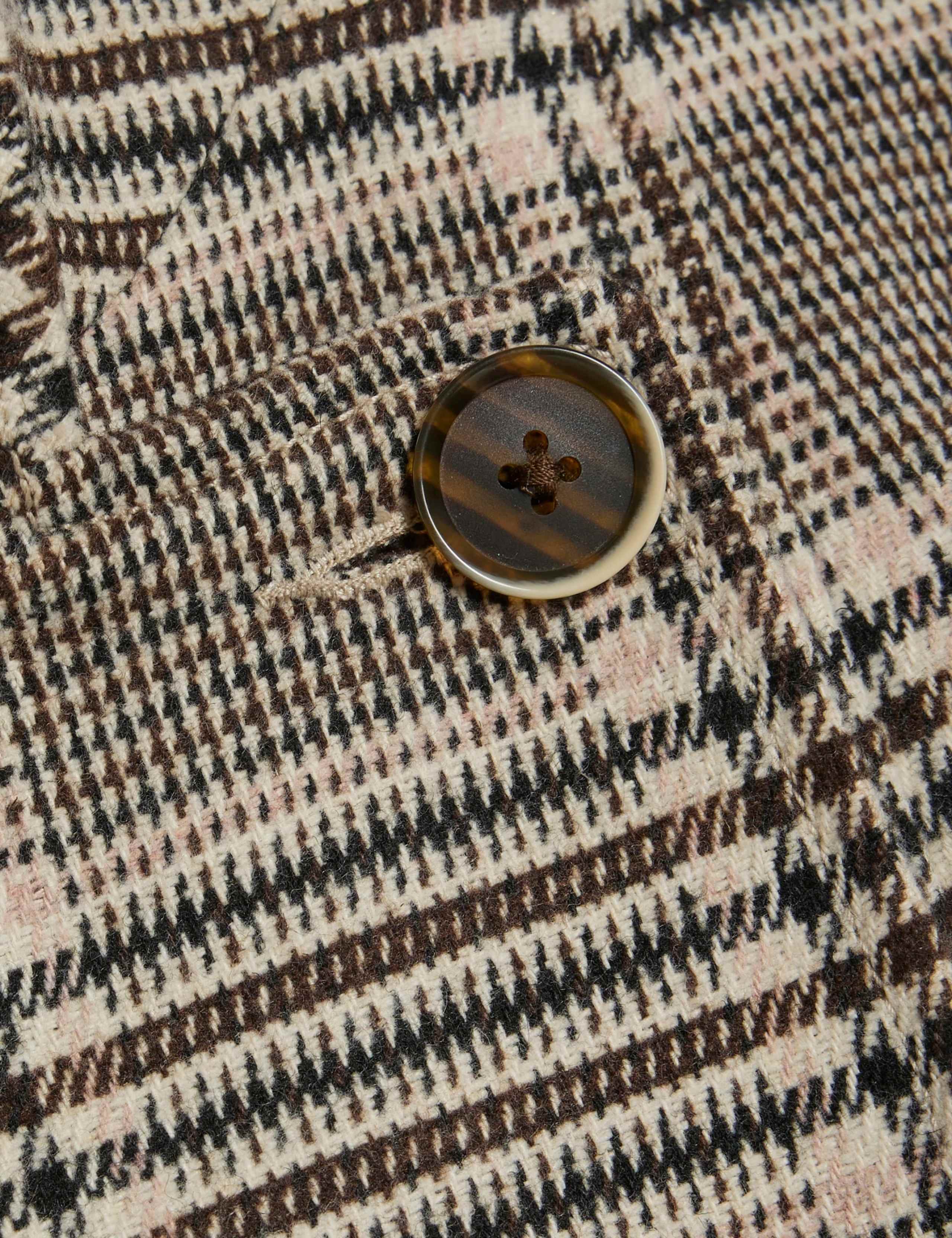 Checked Lightweight Funnel Neck Jacket 5 of 6