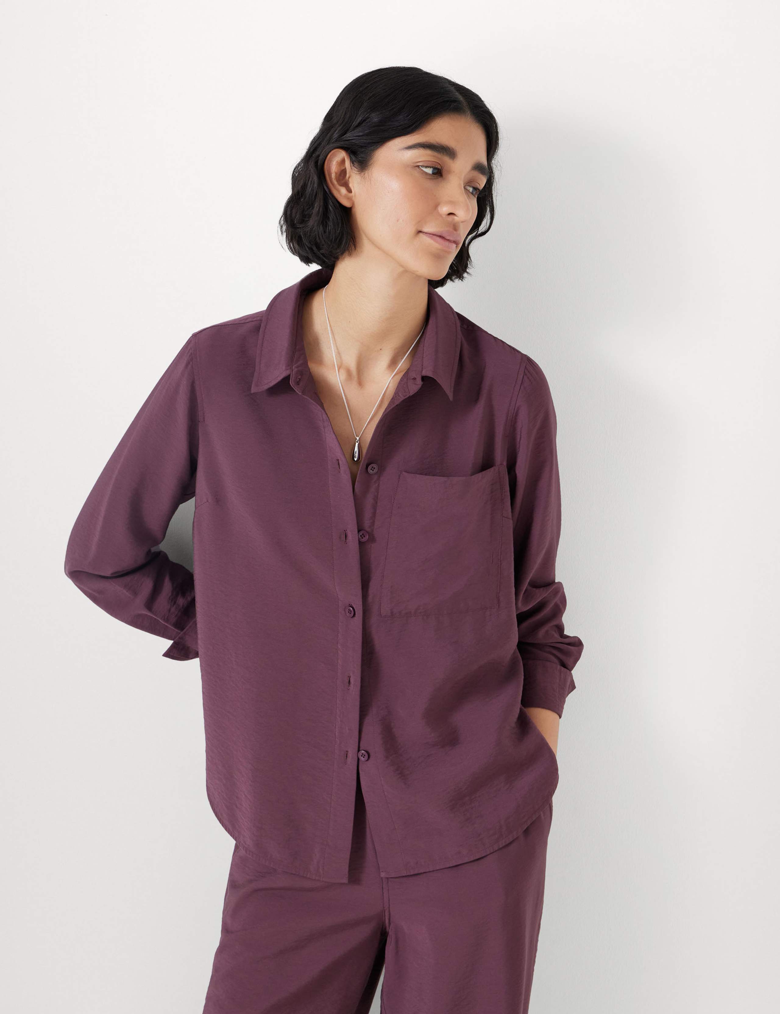 Collared Button Through Relaxed Shirt 3 of 7
