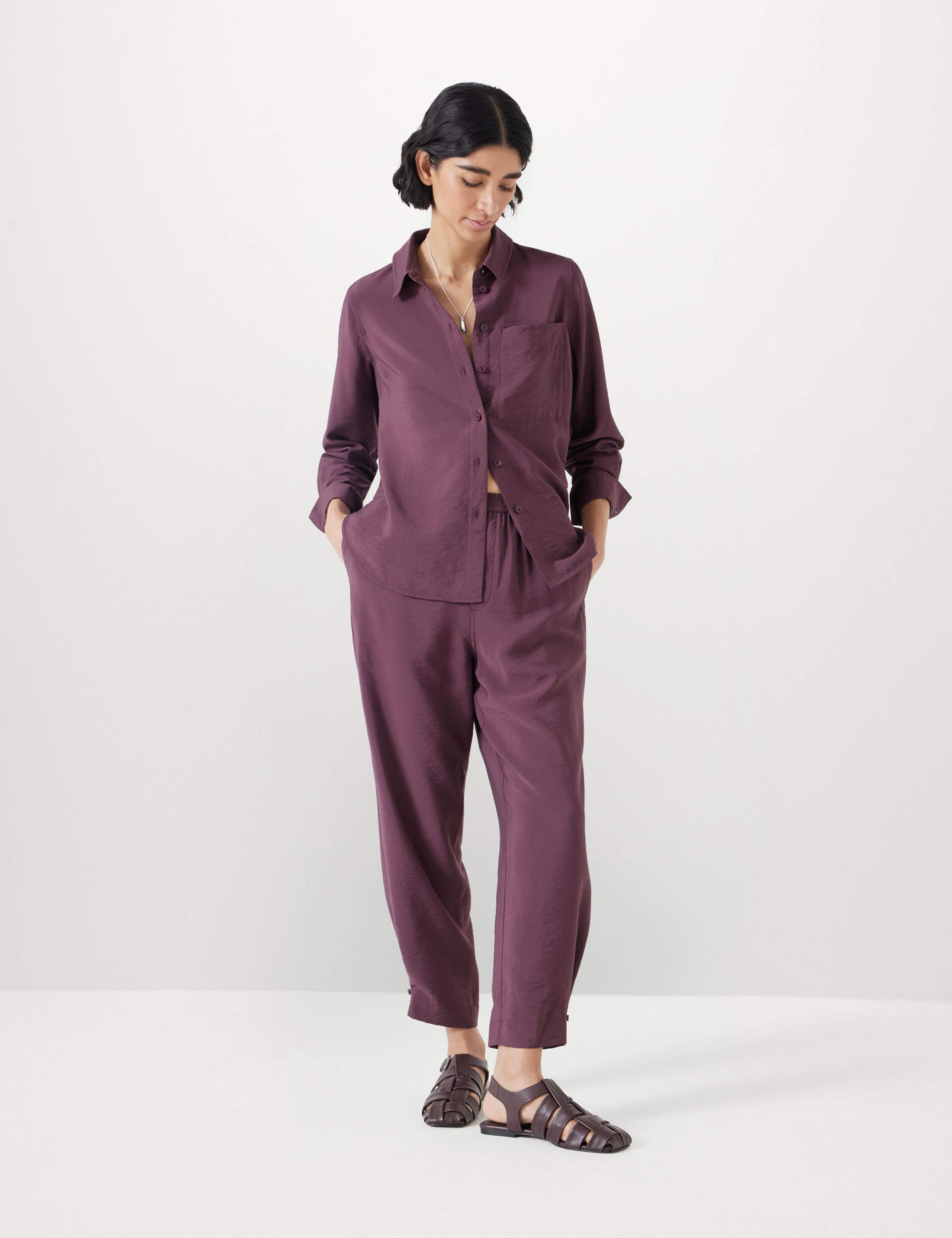 Collared Button Through Relaxed Shirt 7 of 7
