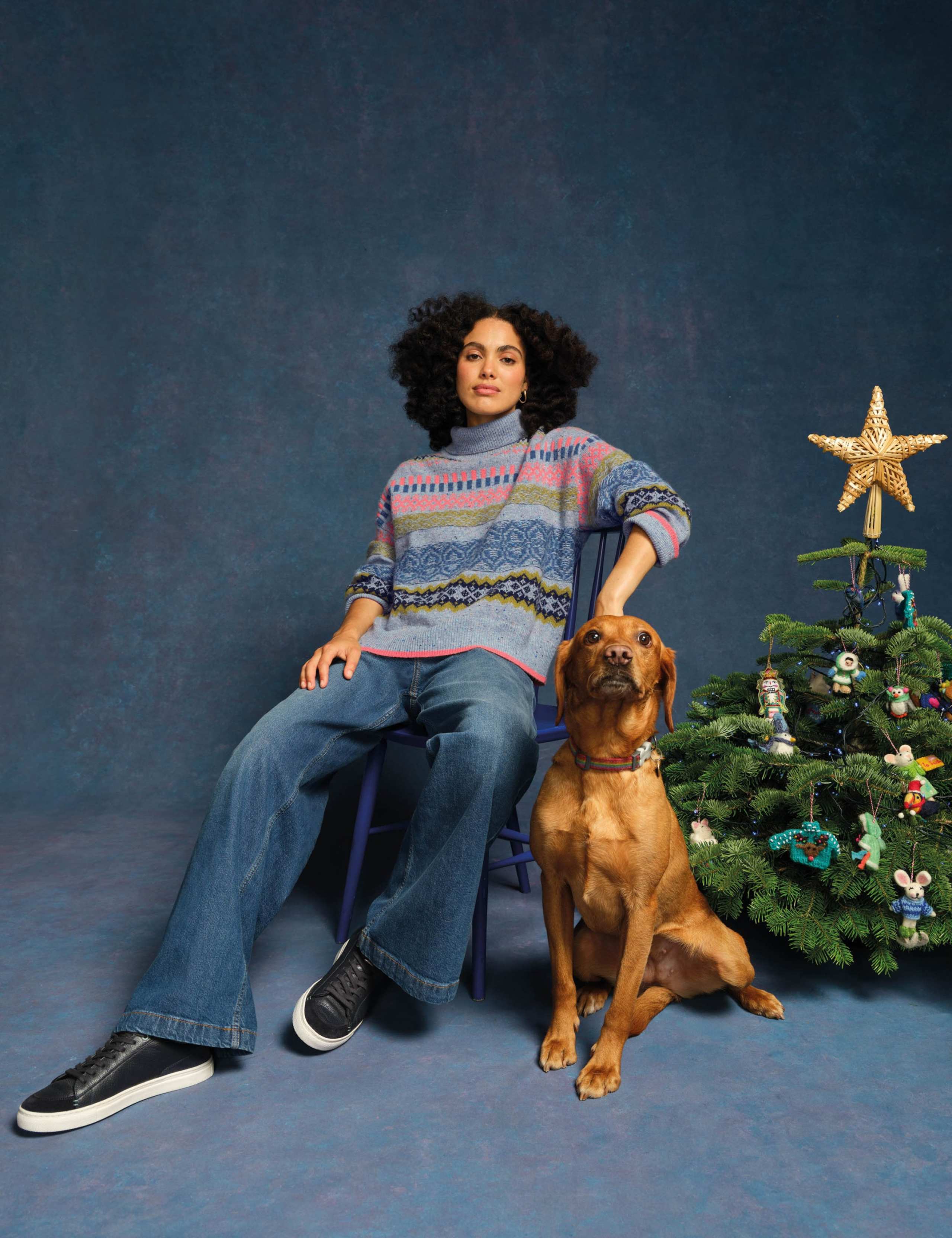 Lambswool Rich Fair Isle Cowl Neck Jumper 7 of 7