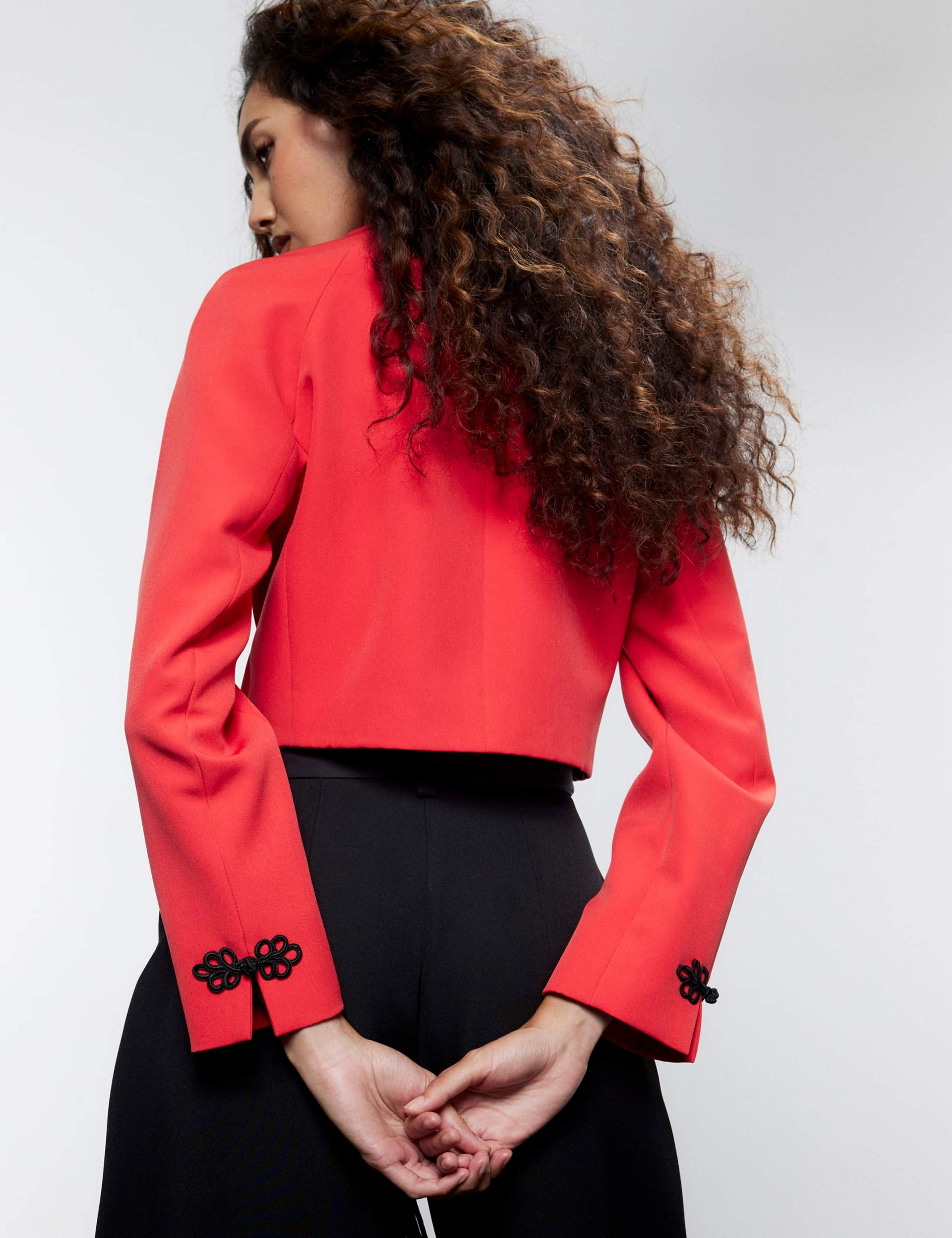 Lightweight Frog Fastening Collarless Jacket 4 of 6