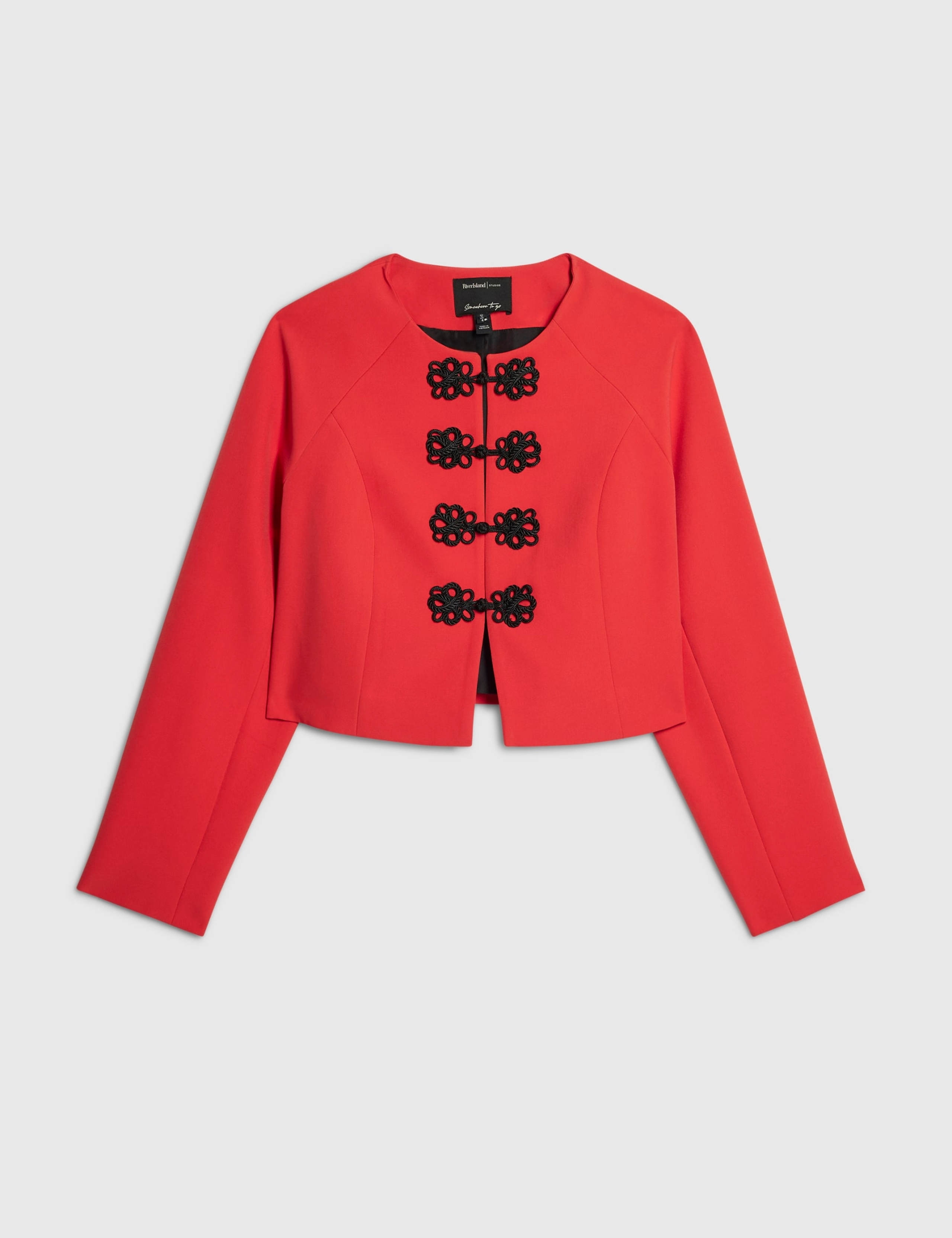 Lightweight Frog Fastening Collarless Jacket 6 of 6