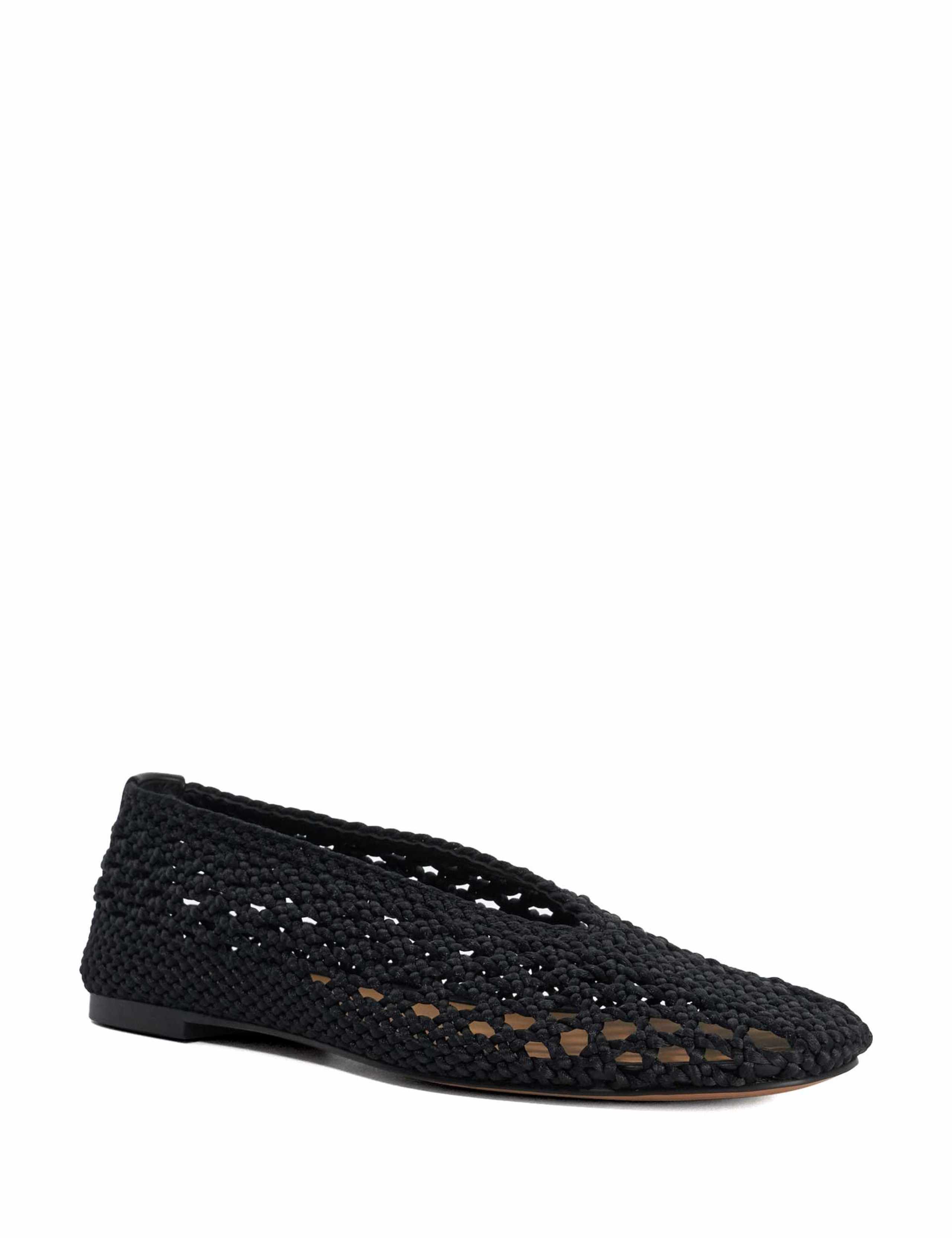 Satin Flat Ballet Pumps 3 of 6