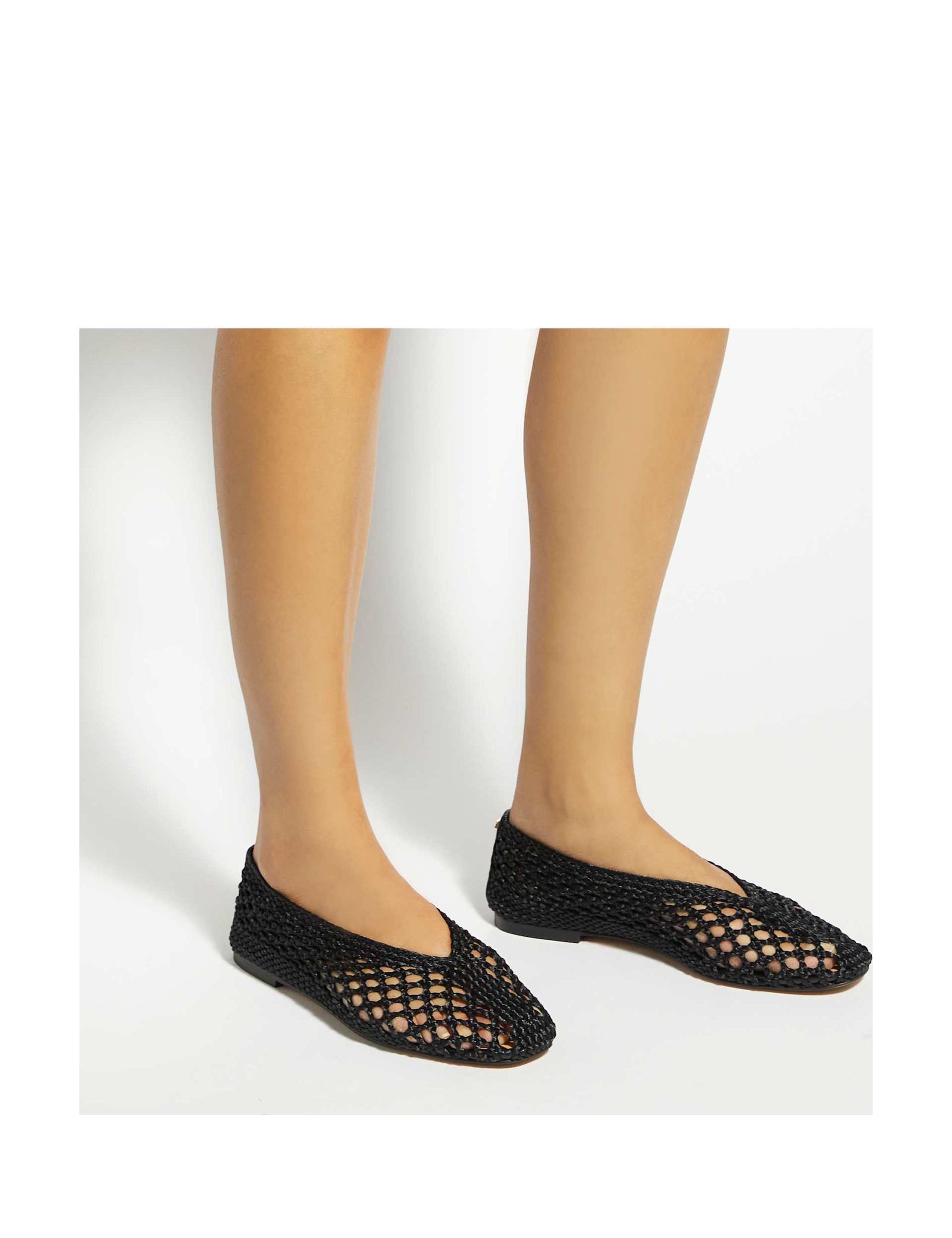 Satin Flat Ballet Pumps 5 of 6
