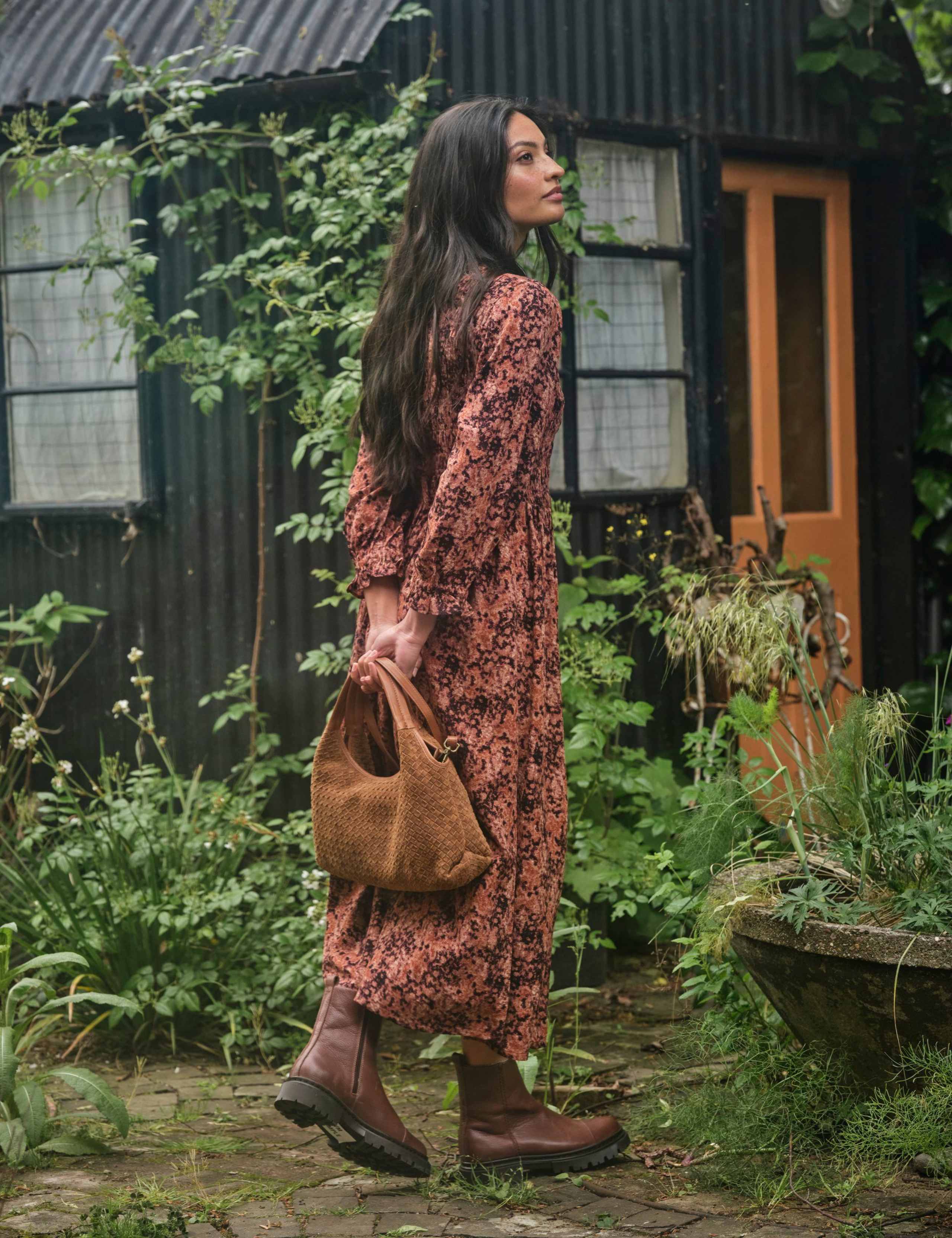 Leather Block Heel Ankle Boots 3 of 6