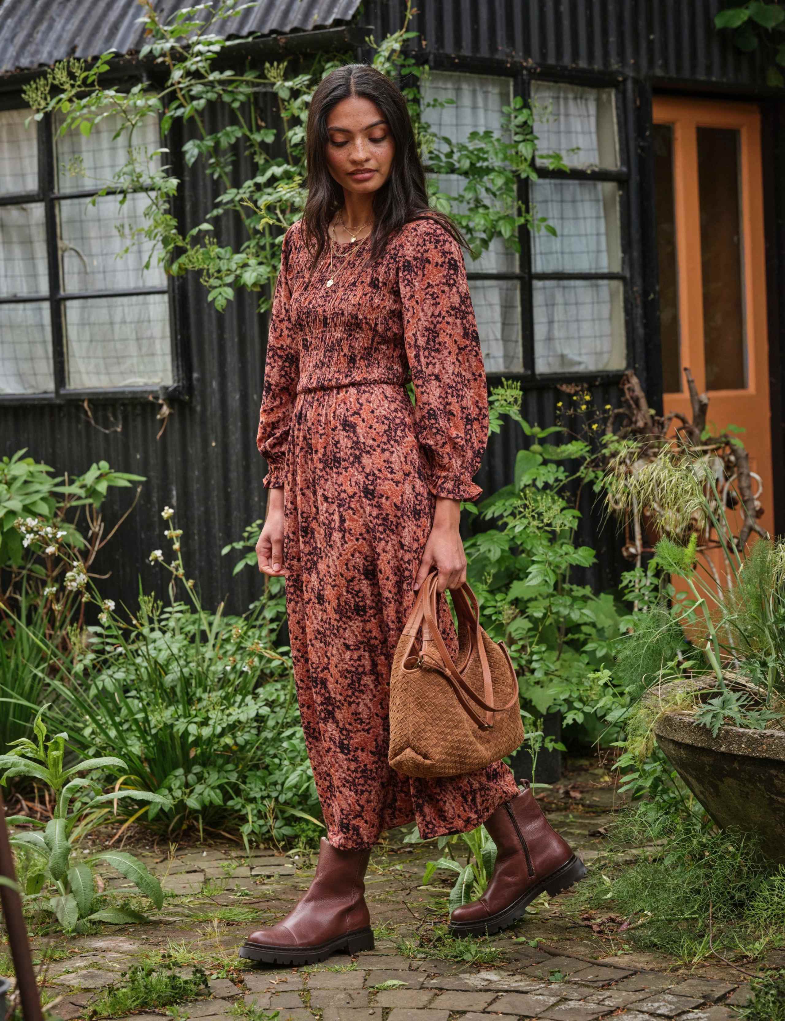 Leather Block Heel Ankle Boots 5 of 6