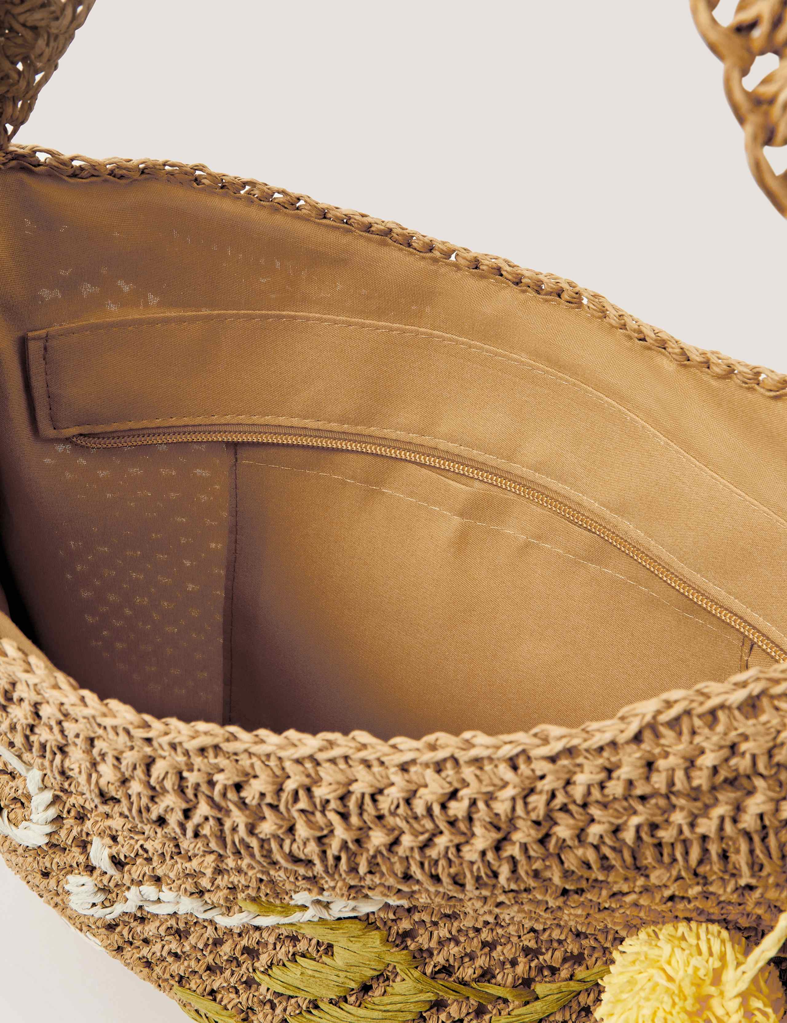 Woven Embroidered Shoulder Bag 5 of 5