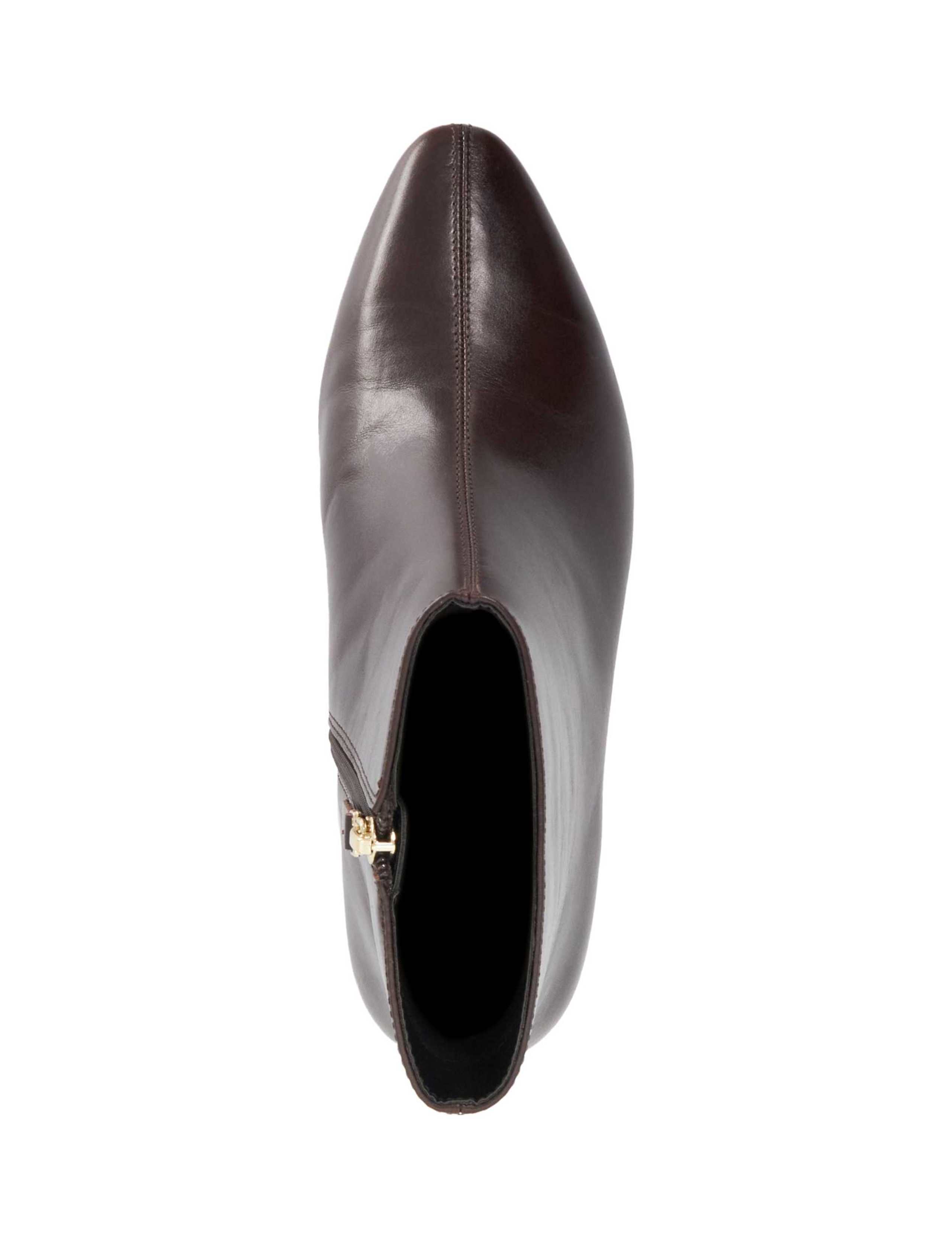 Leather Kitten Heel Ankle Boots 2 of 5