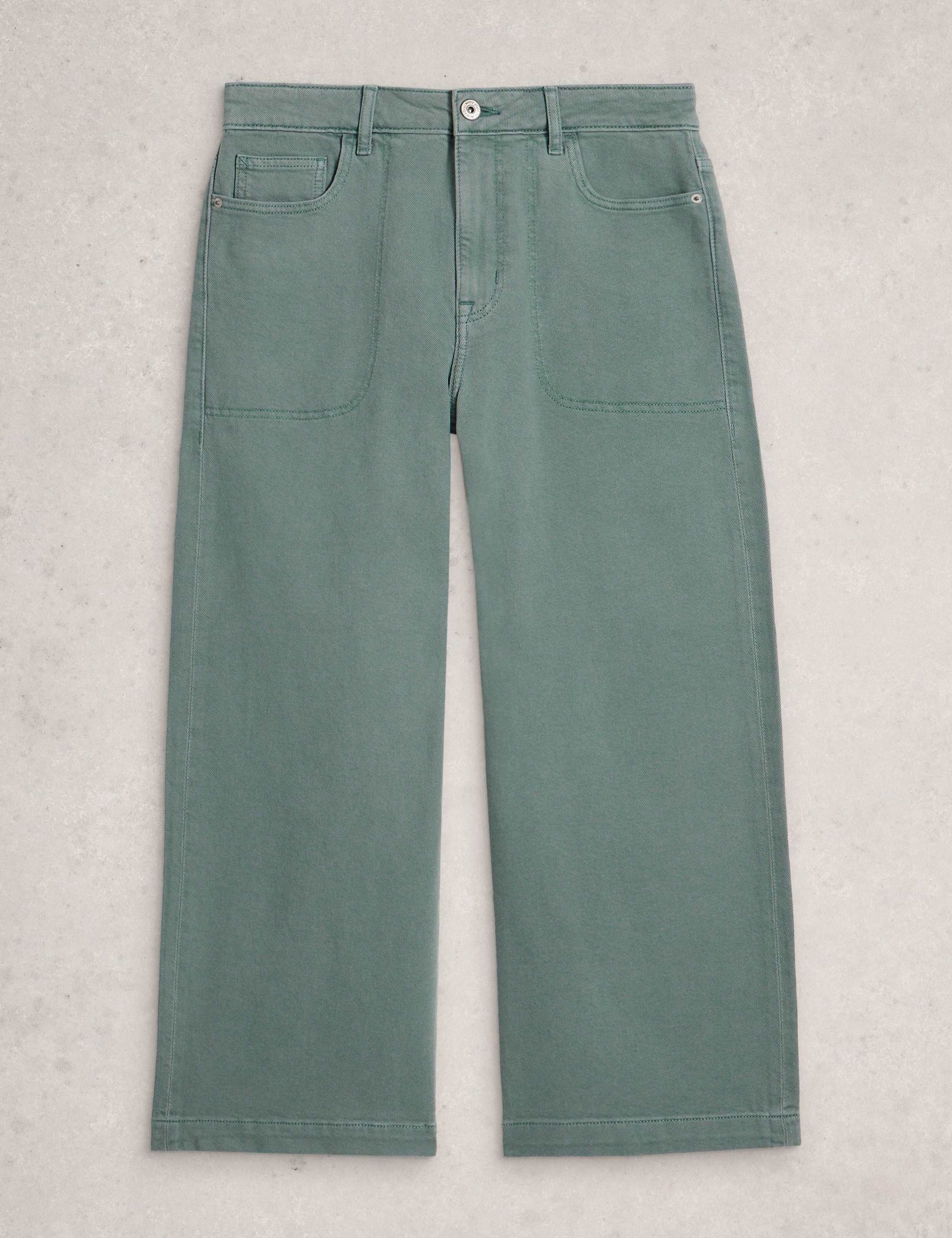 Wide Leg Cropped Jeans 2 of 6