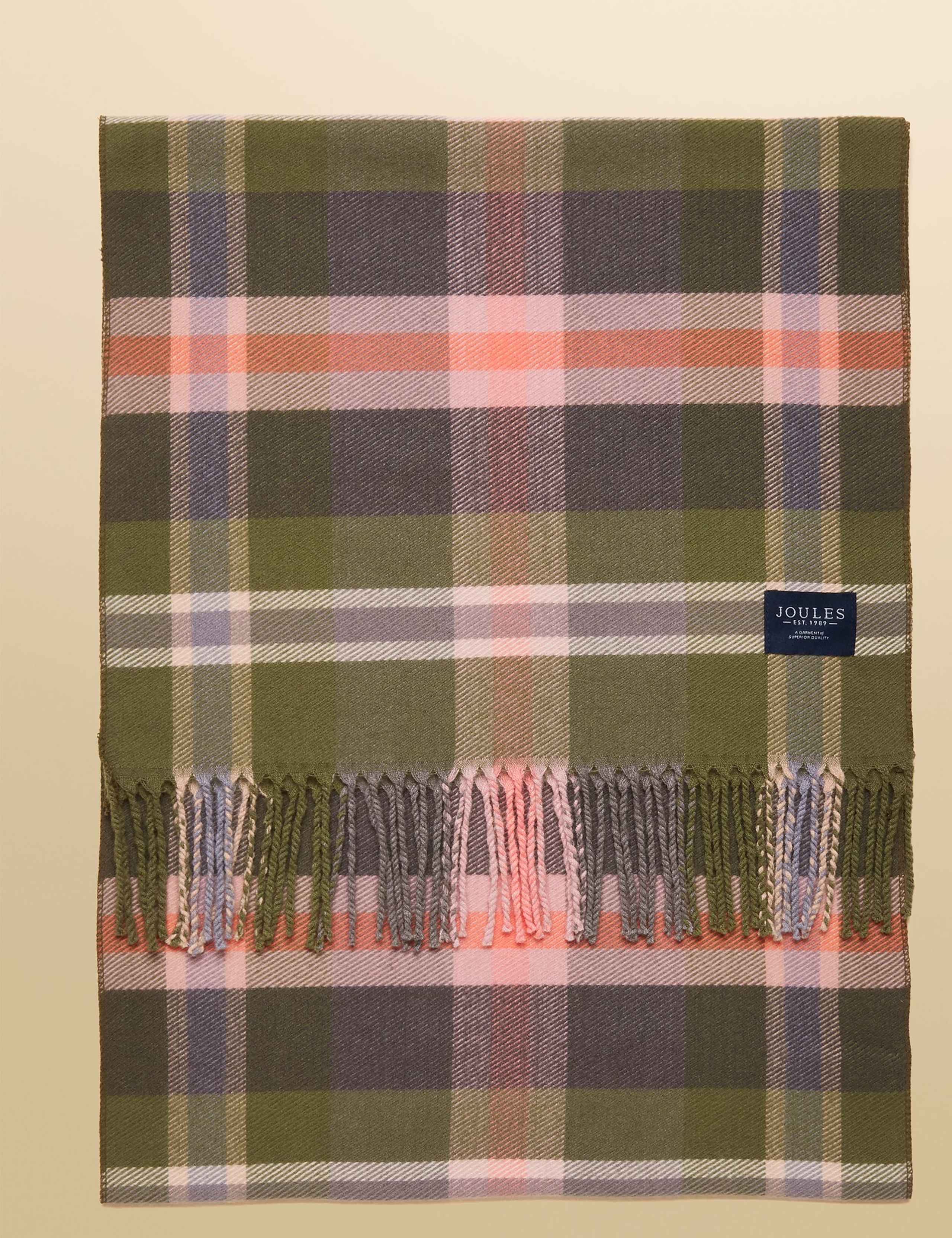 Woven Checked Scarf 4 of 5